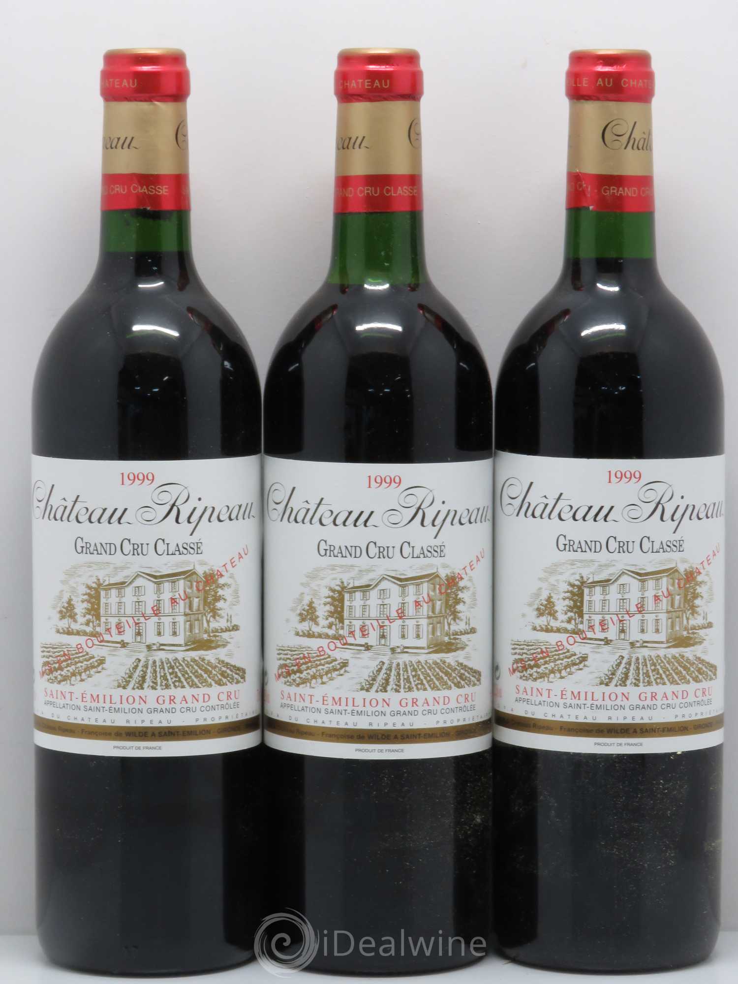 Château Ripeau Grand Cru Classé 1999 - Lot of 12 bottles - 2
