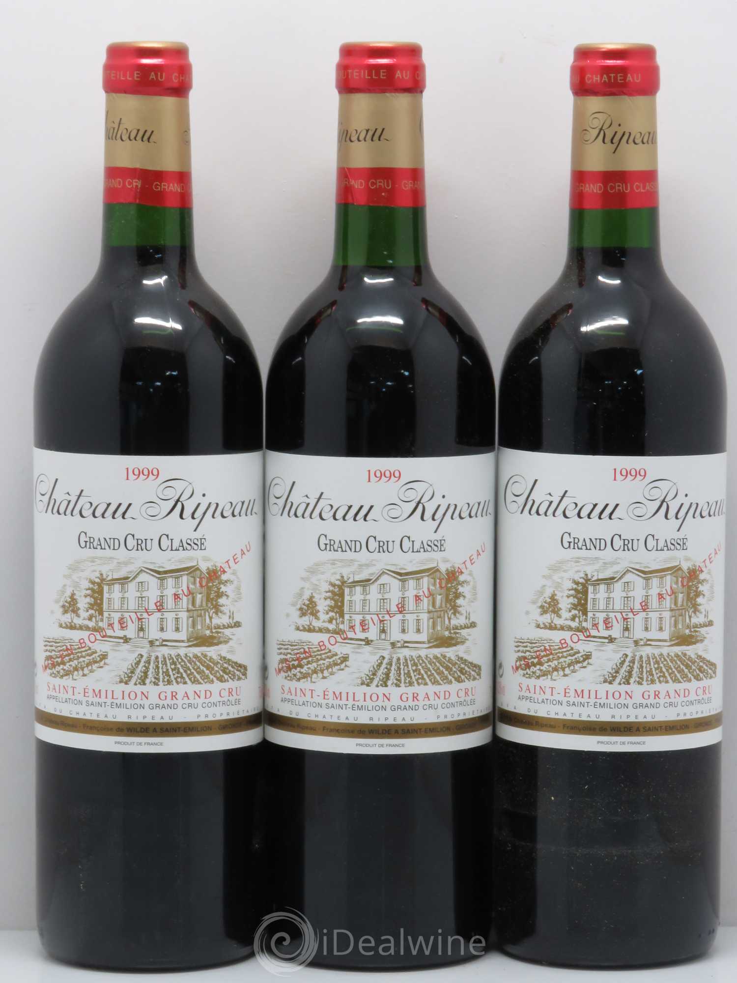 Château Ripeau Grand Cru Classé 1999 - Lot of 12 bottles - 4