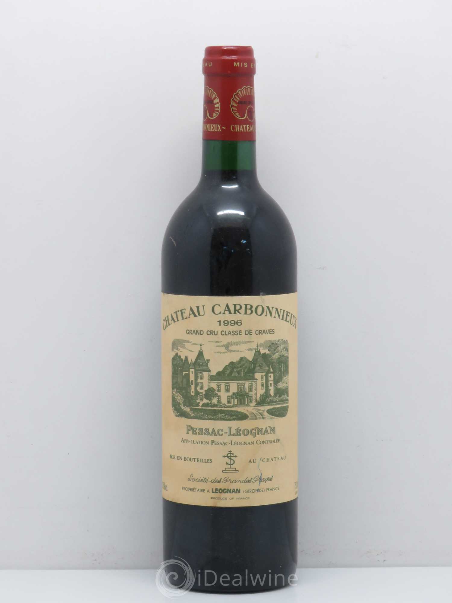 Château Carbonnieux Cru Classé de Graves 1996 - Lot de 1 bouteille - 0