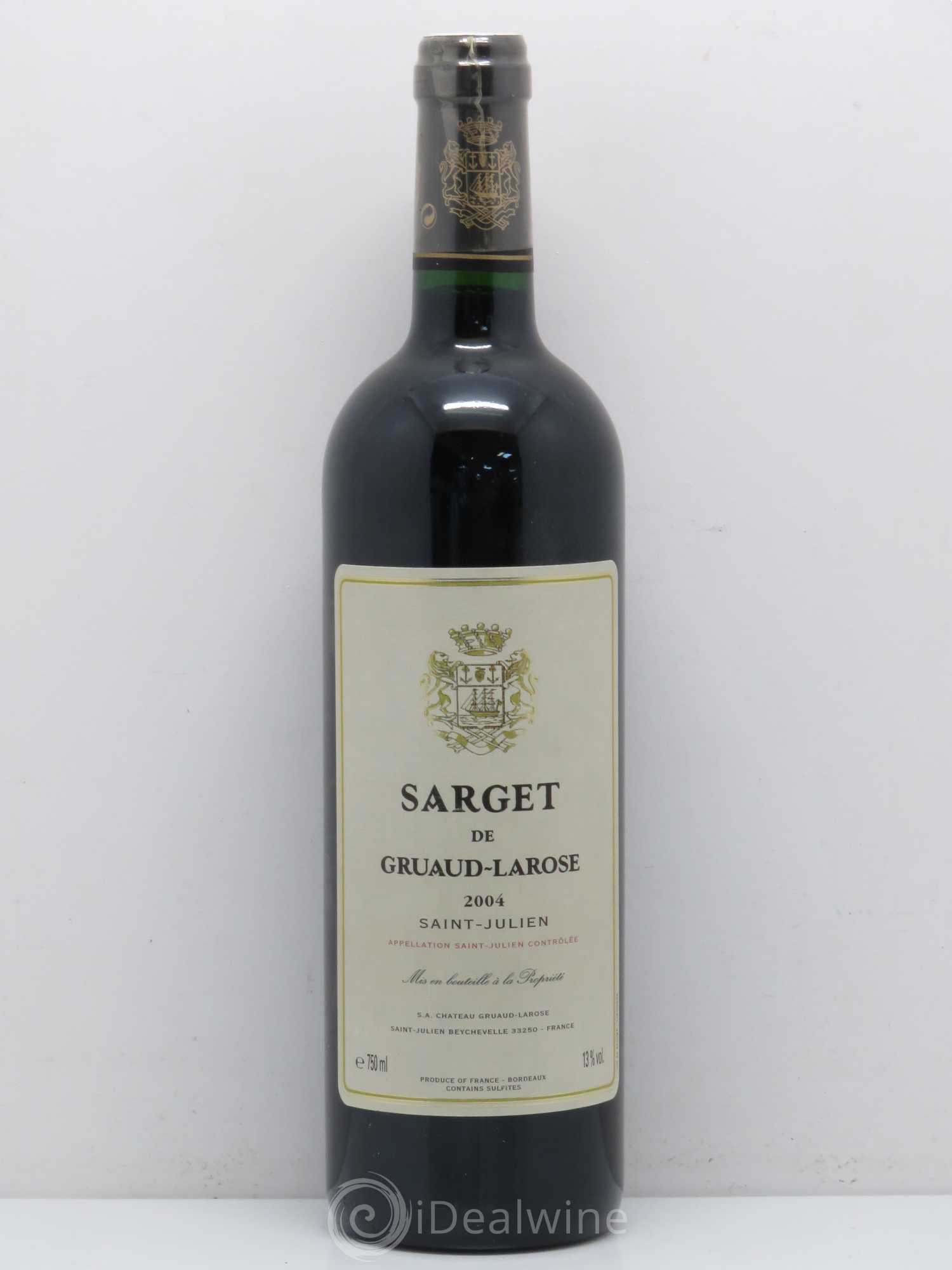 Sarget de Gruaud Larose Second Vin 2004 - Lot de 1 bouteille - 0