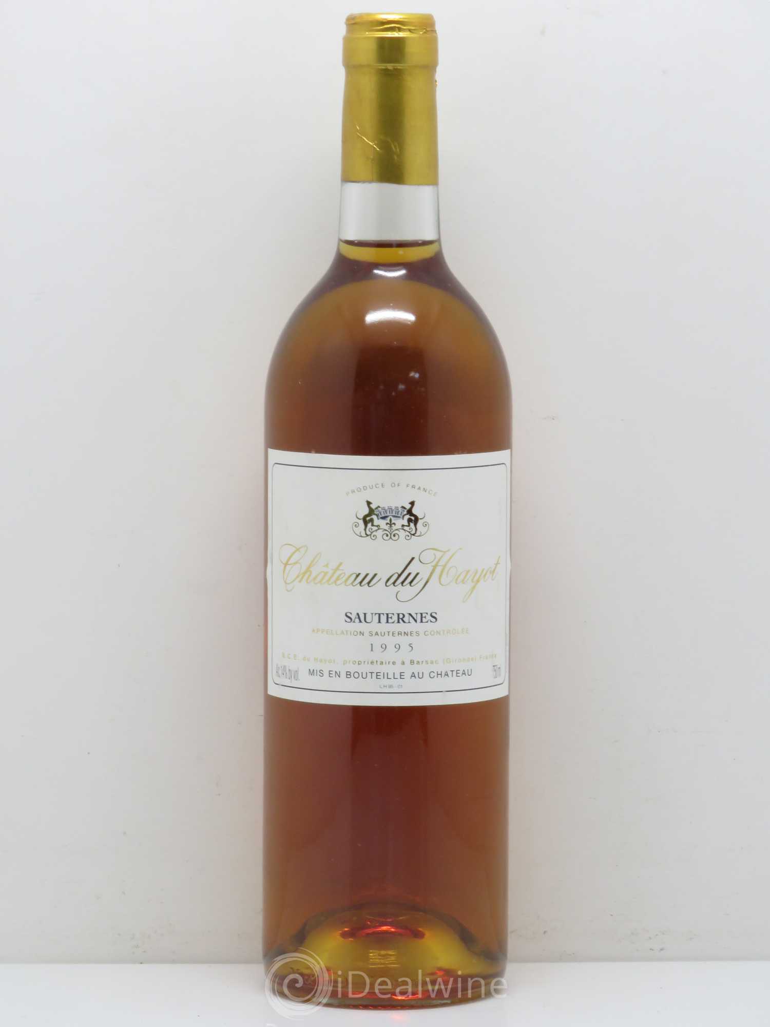 Sauternes Château du Hayot 1995 - Lotto di 1 bottiglia - 0