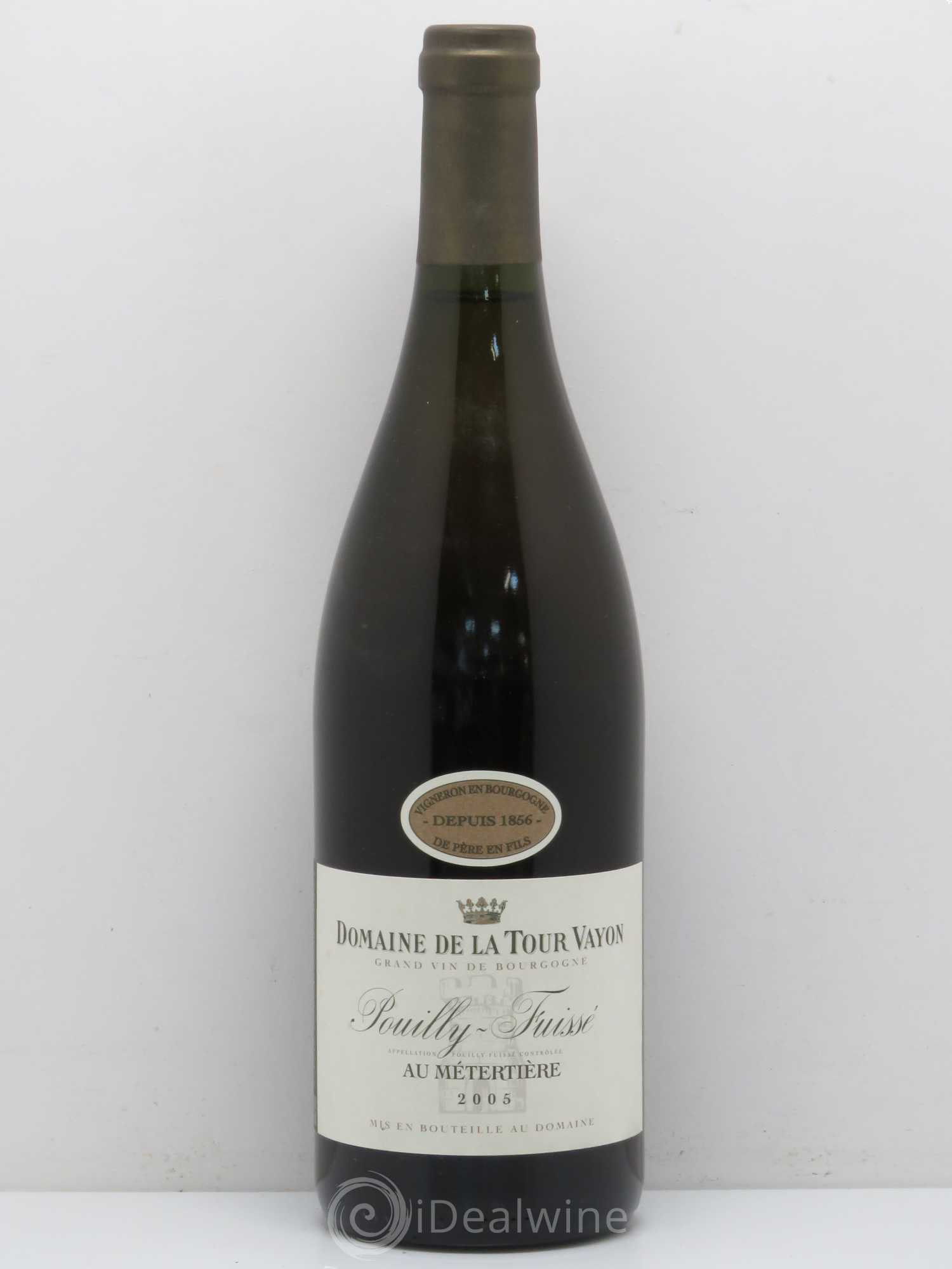 Pouilly-Fuissé Au Metertiere Domaine de La Tour Vayon 2005 - Posten von 1 Flasche - 0