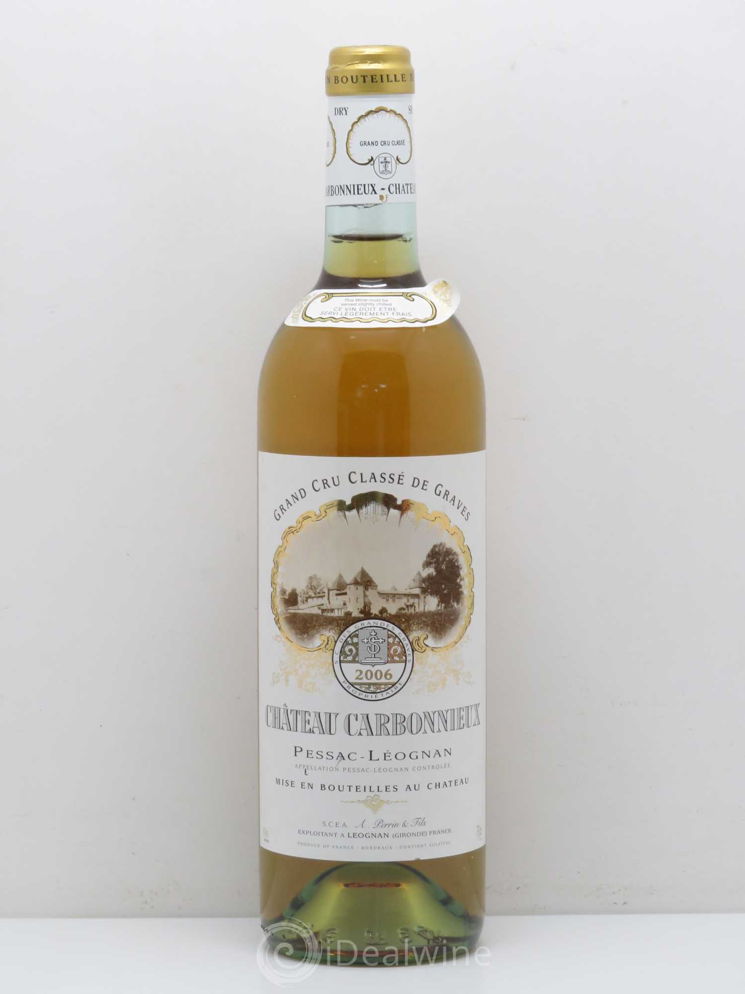 Château Carbonnieux Cru Classé de Graves 2006 - Lot de 1 bouteille - 0