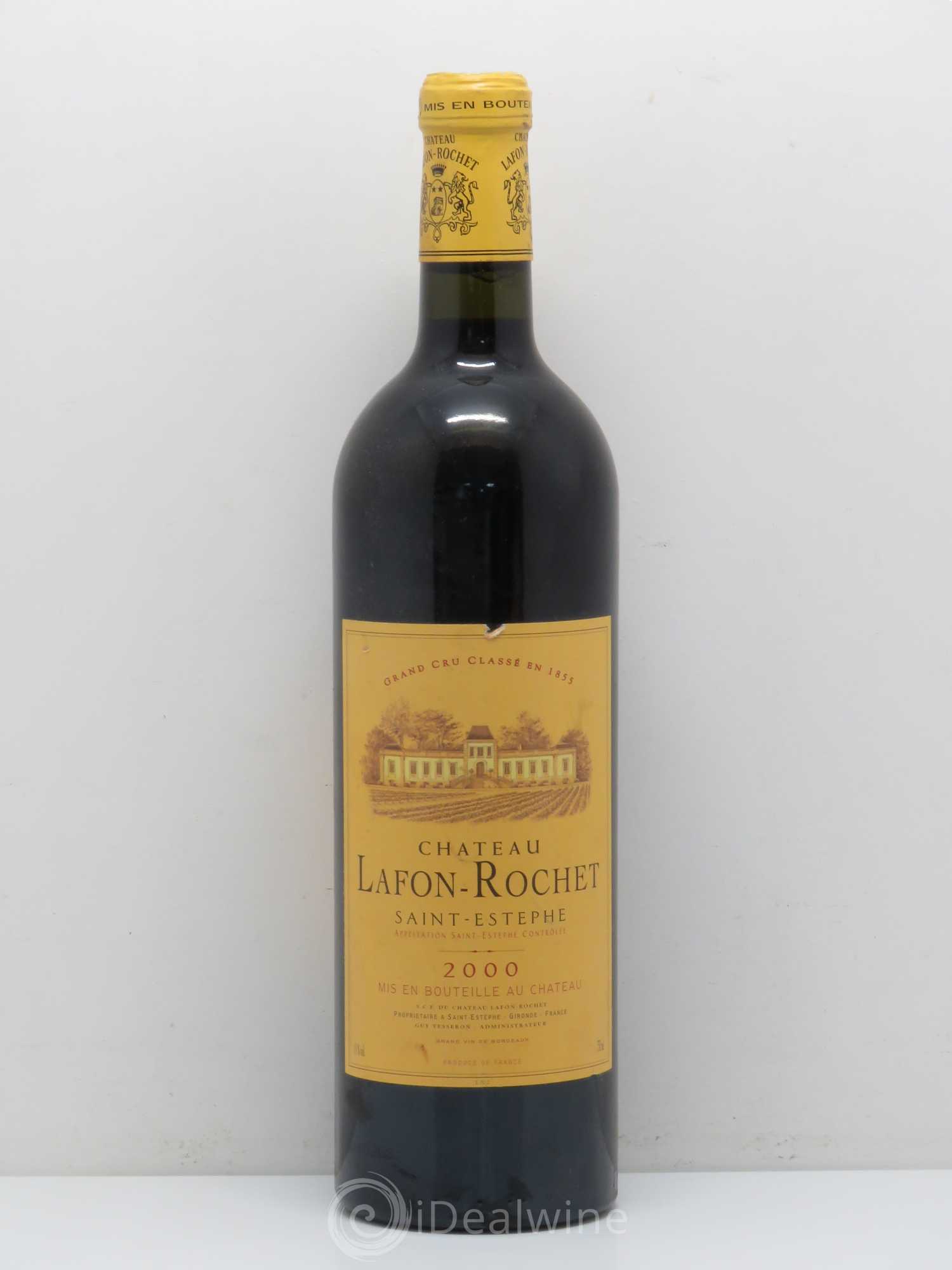 Château Lafon Rochet 4ème Grand Cru Classé 2000 - Lot de 1 bouteille - 0