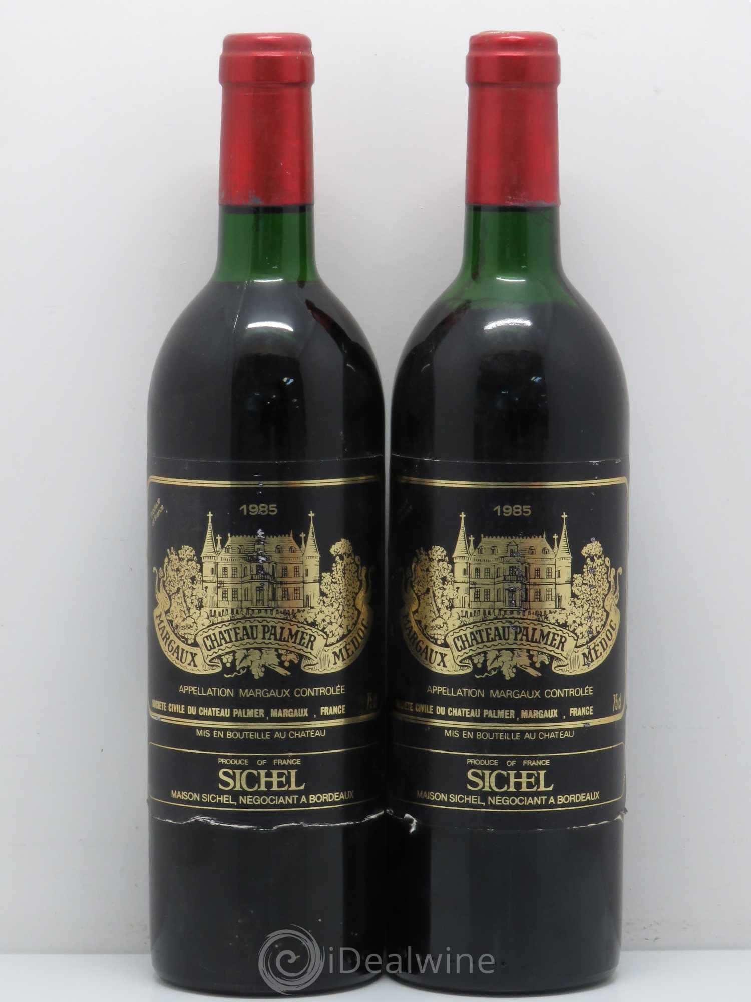 Château Palmer 3ème Grand Cru Classé 1985 - Lot de 2 bouteilles - 0