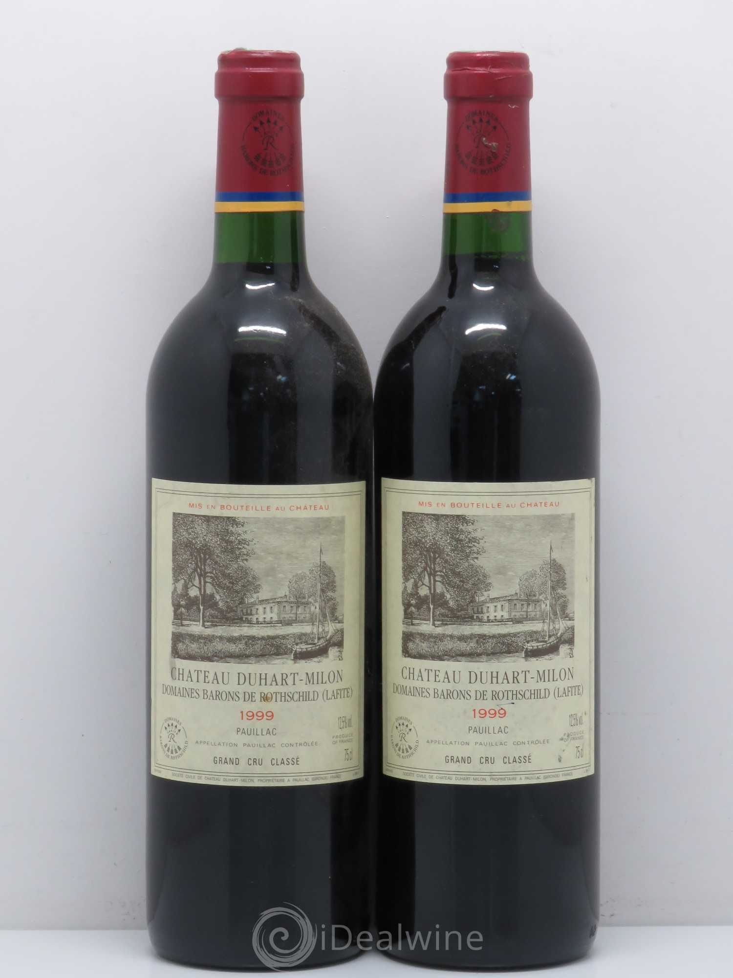 Château Duhart-Milon 4ème Grand Cru Classé 1999 - Lot de 2 bouteilles - 0