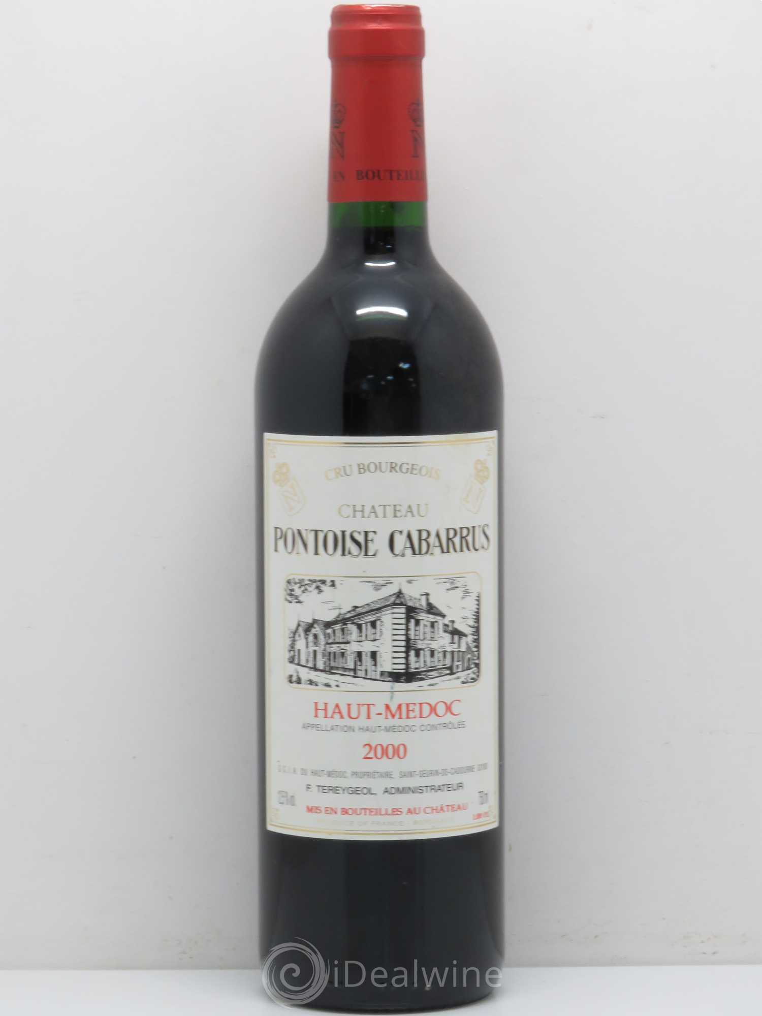 Château Pontoise Cabarrus Cru Bourgeois 2000 - Lot de 1 bouteille - 0
