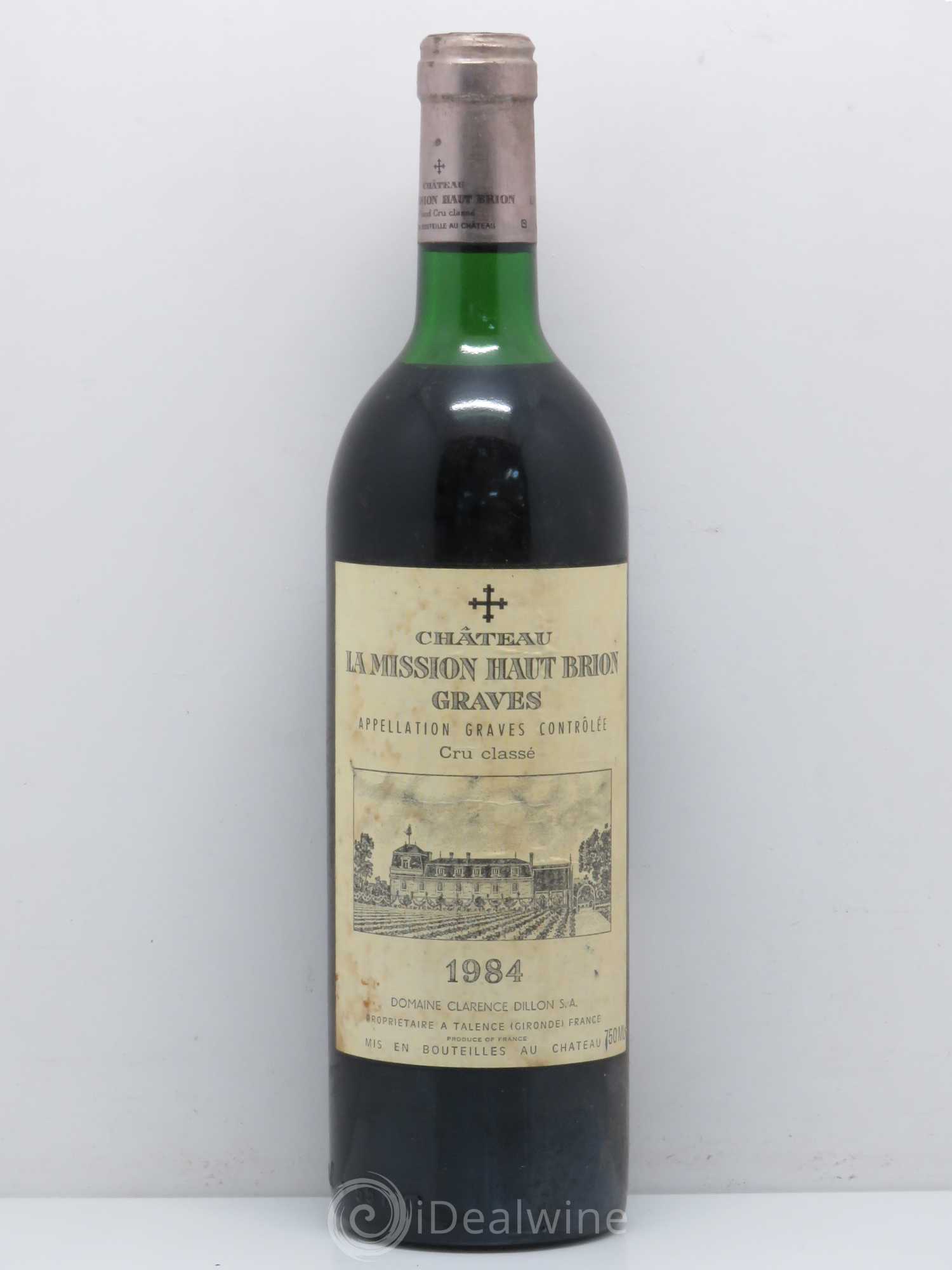 Château la Mission Haut-Brion Cru Classé de Graves 1984 - Lot de 1 bouteille - 0