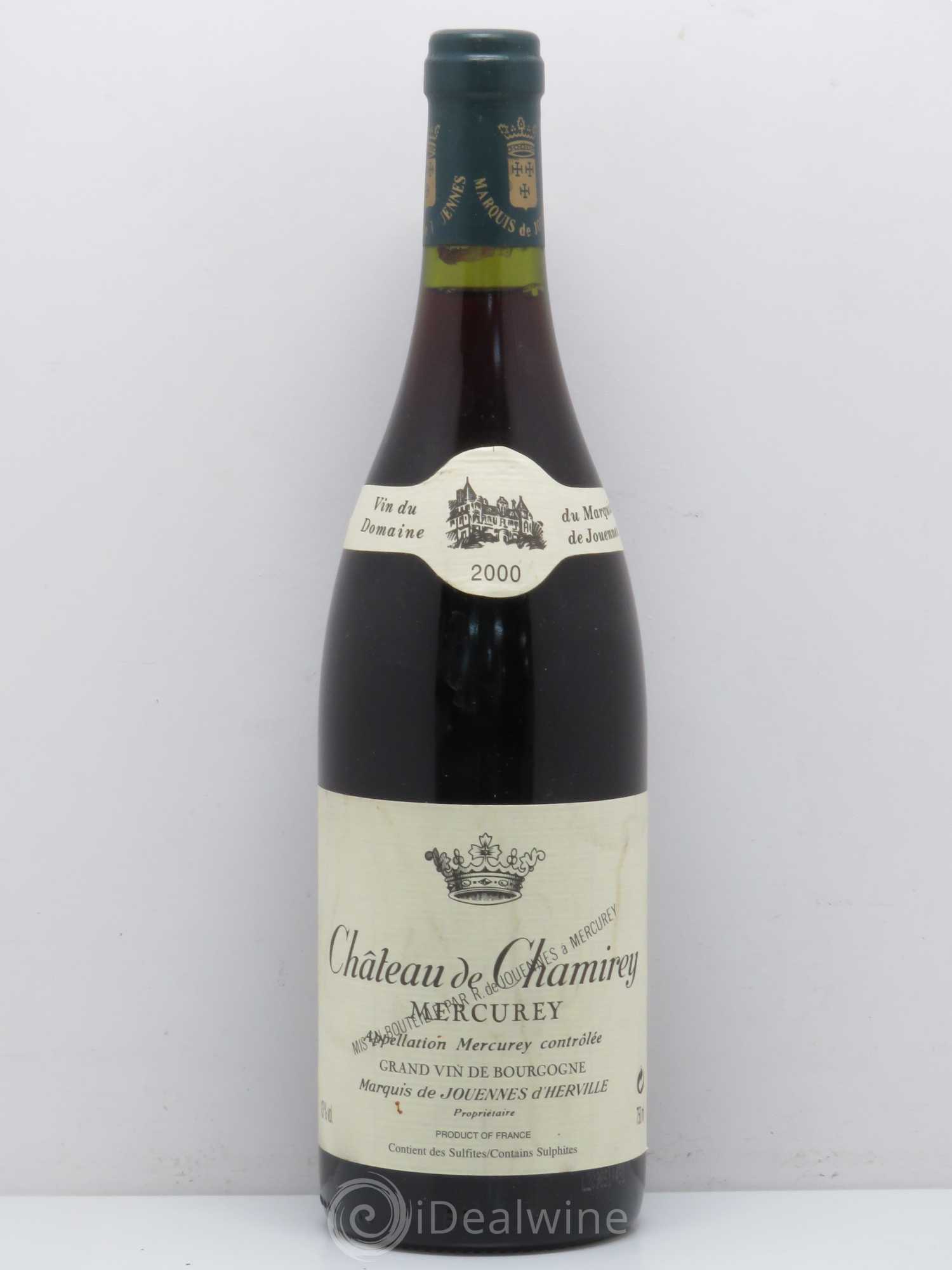 Mercurey Château de Chamirey 2000 - Lot de 1 bouteille - 0