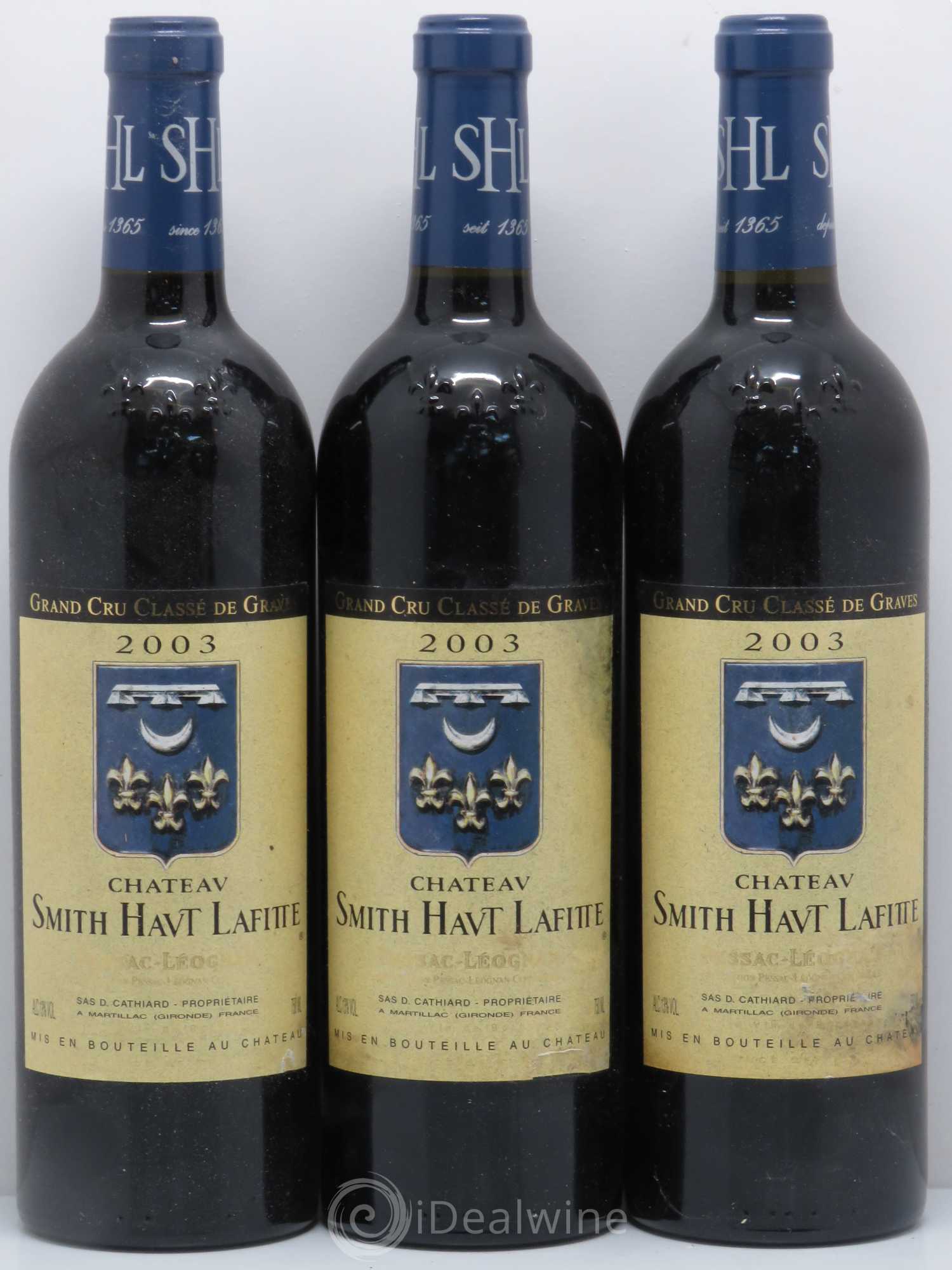 Château Smith Haut Lafitte Cru Classé de Graves 2003 - Lot de 12 bouteilles - 1