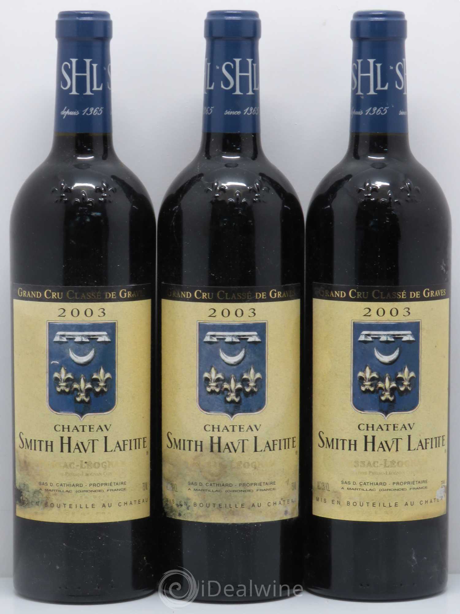 Château Smith Haut Lafitte Cru Classé de Graves 2003 - Lot de 12 bouteilles - 2