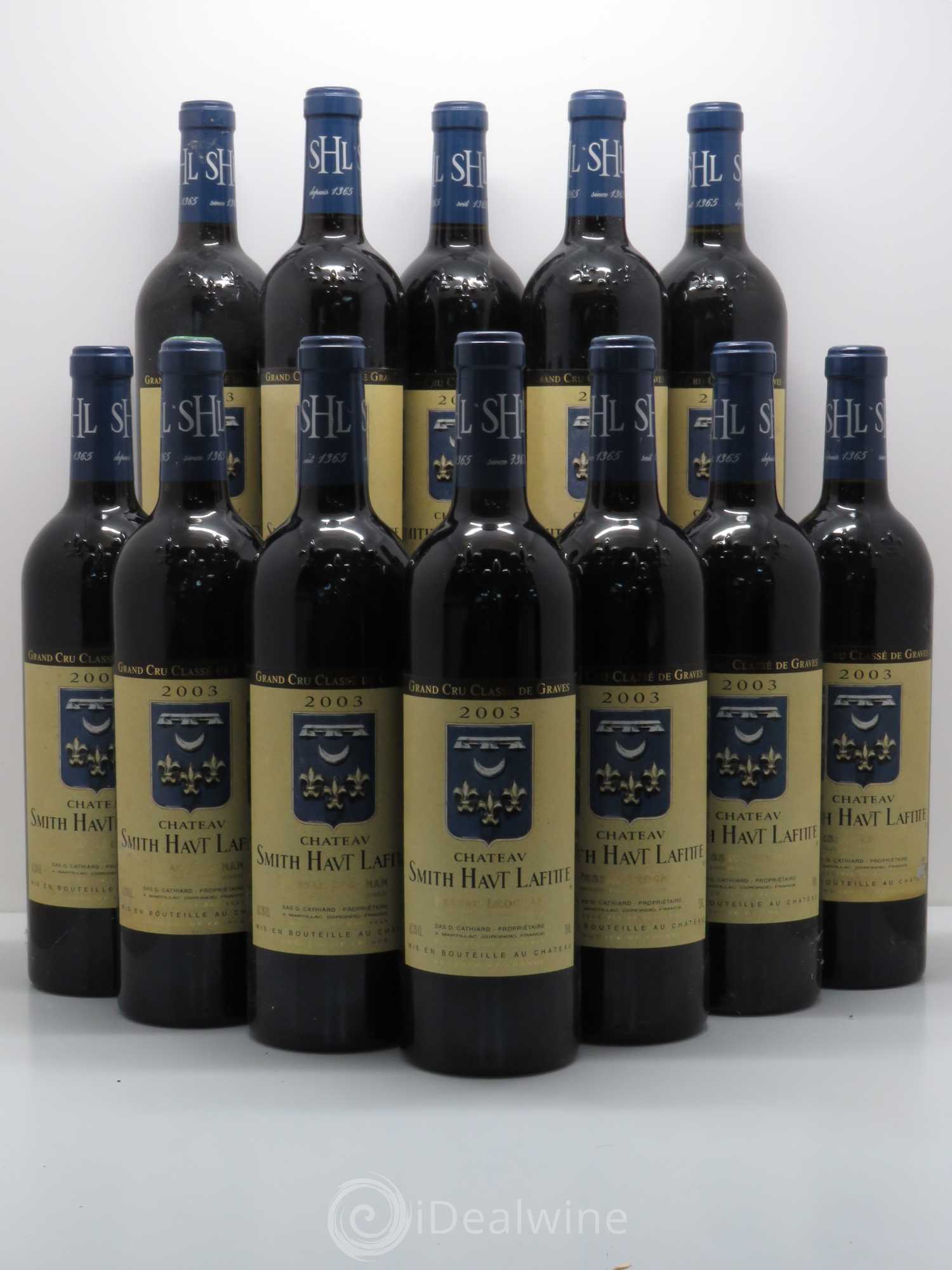 Château Smith Haut Lafitte Cru Classé de Graves 2003 - Lot de 12 bouteilles - 0
