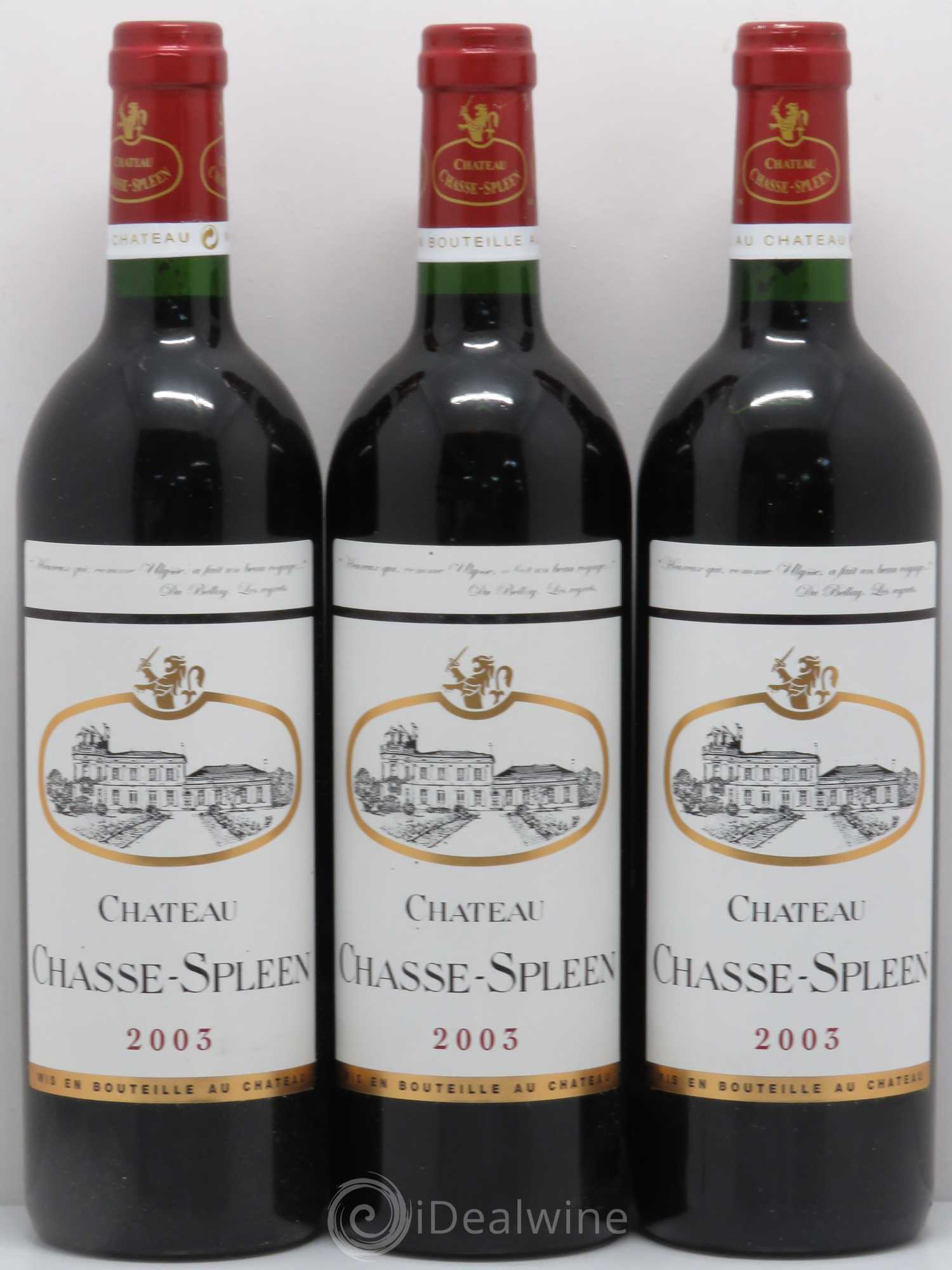 Château Chasse Spleen 2003 - Lot de 12 bouteilles - 3
