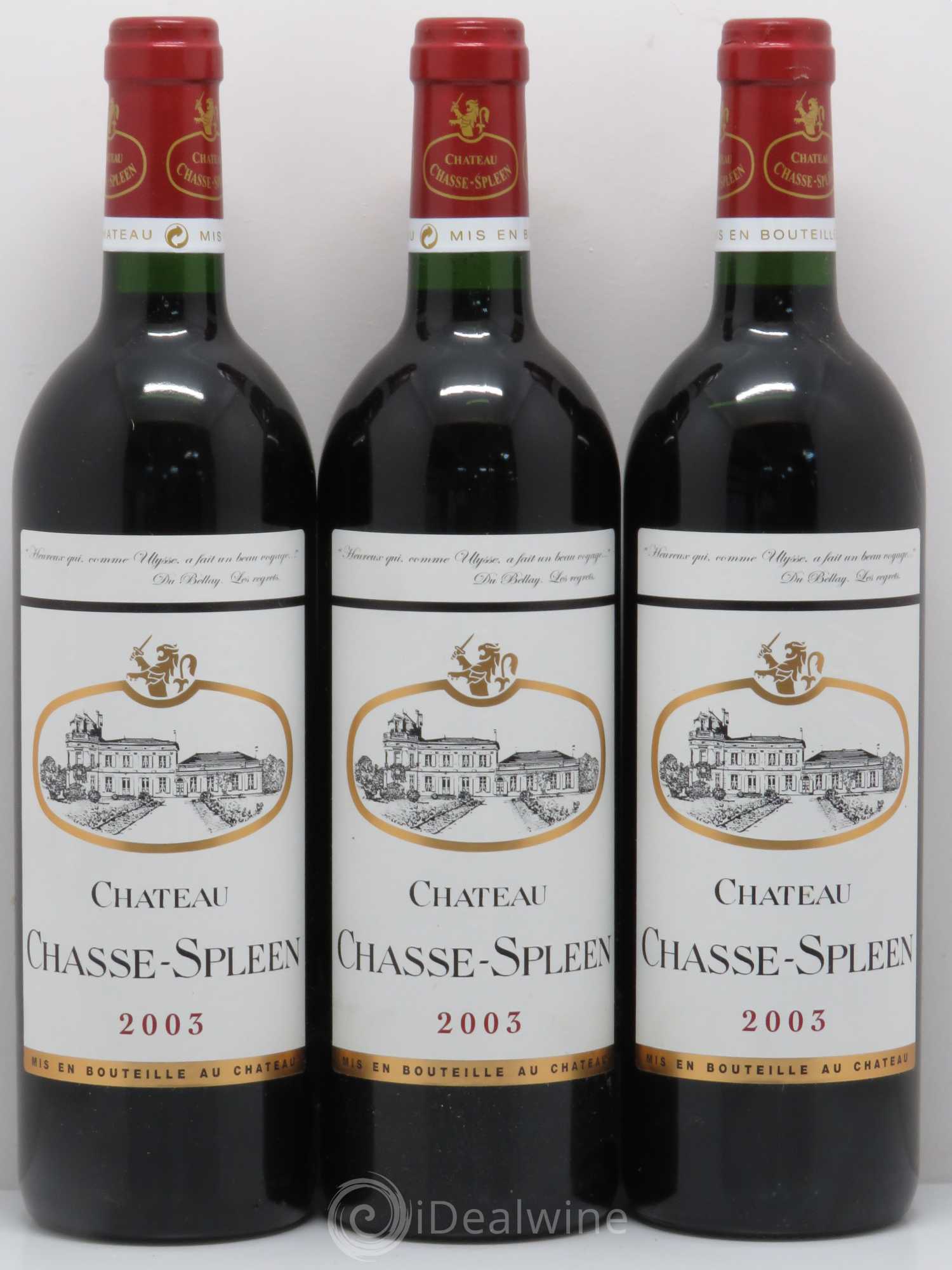 Château Chasse Spleen 2003 - Lot de 12 bouteilles - 4