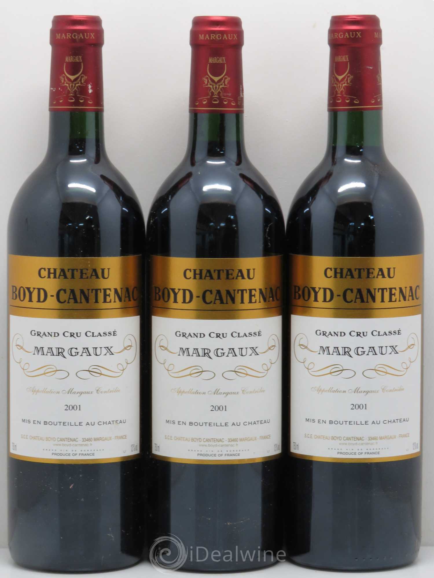 Château Boyd Cantenac 3ème Grand Cru Classé 2001 - Lot de 12 bouteilles - 3