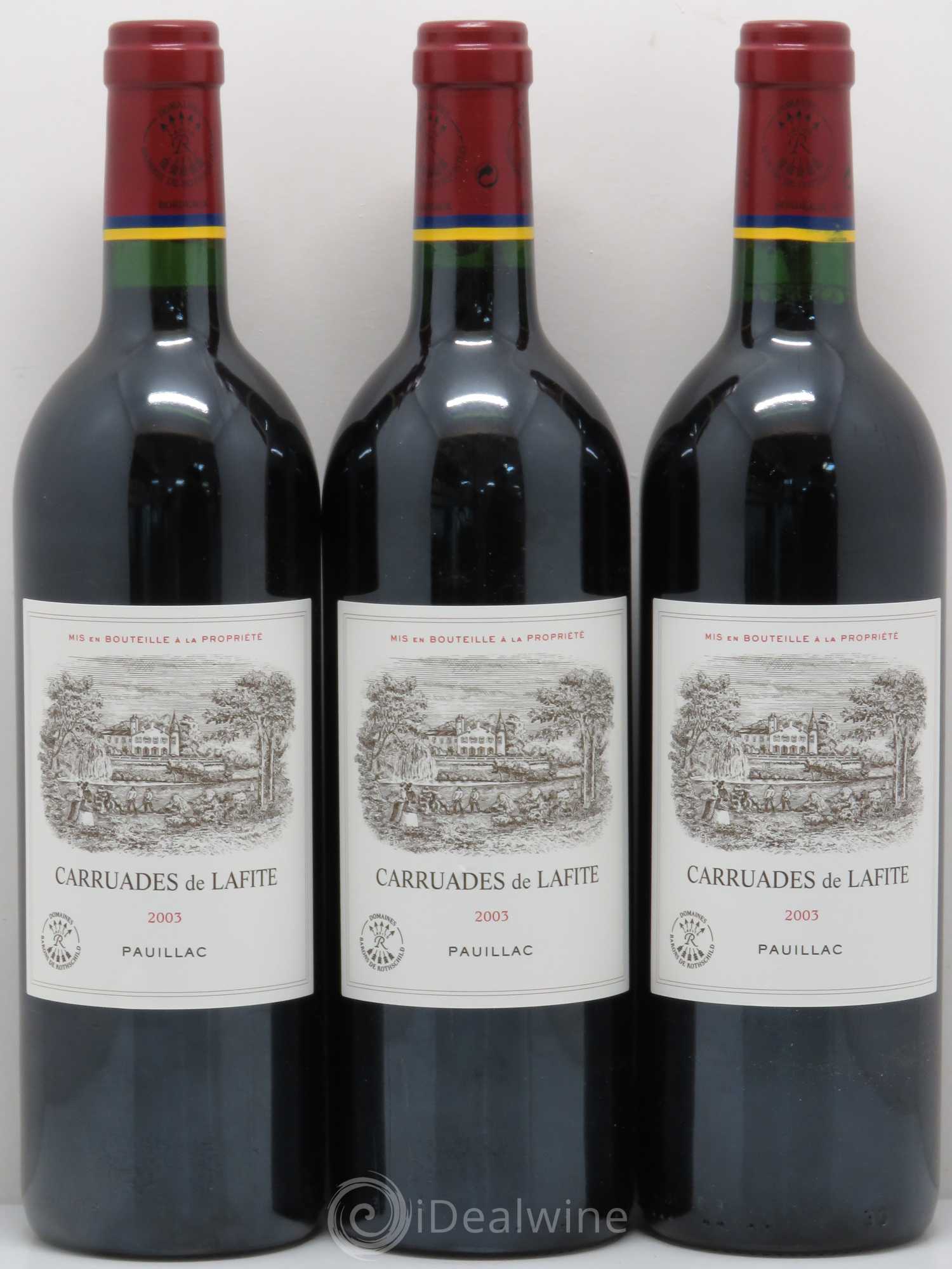 Carruades de Lafite Rothschild Second Vin 2003 - Lot de 12 bouteilles - 1
