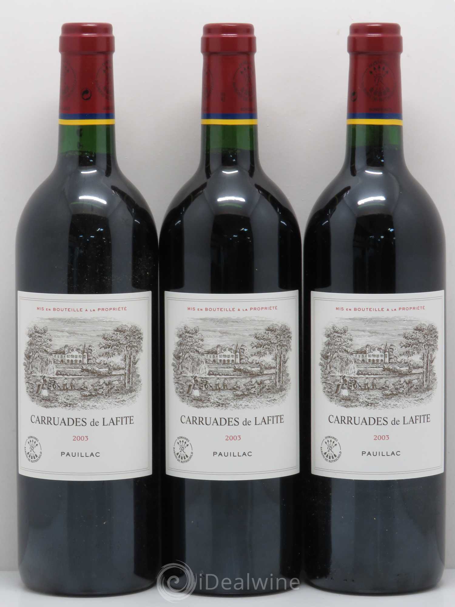 Carruades de Lafite Rothschild Second Vin 2003 - Lot de 12 bouteilles - 5