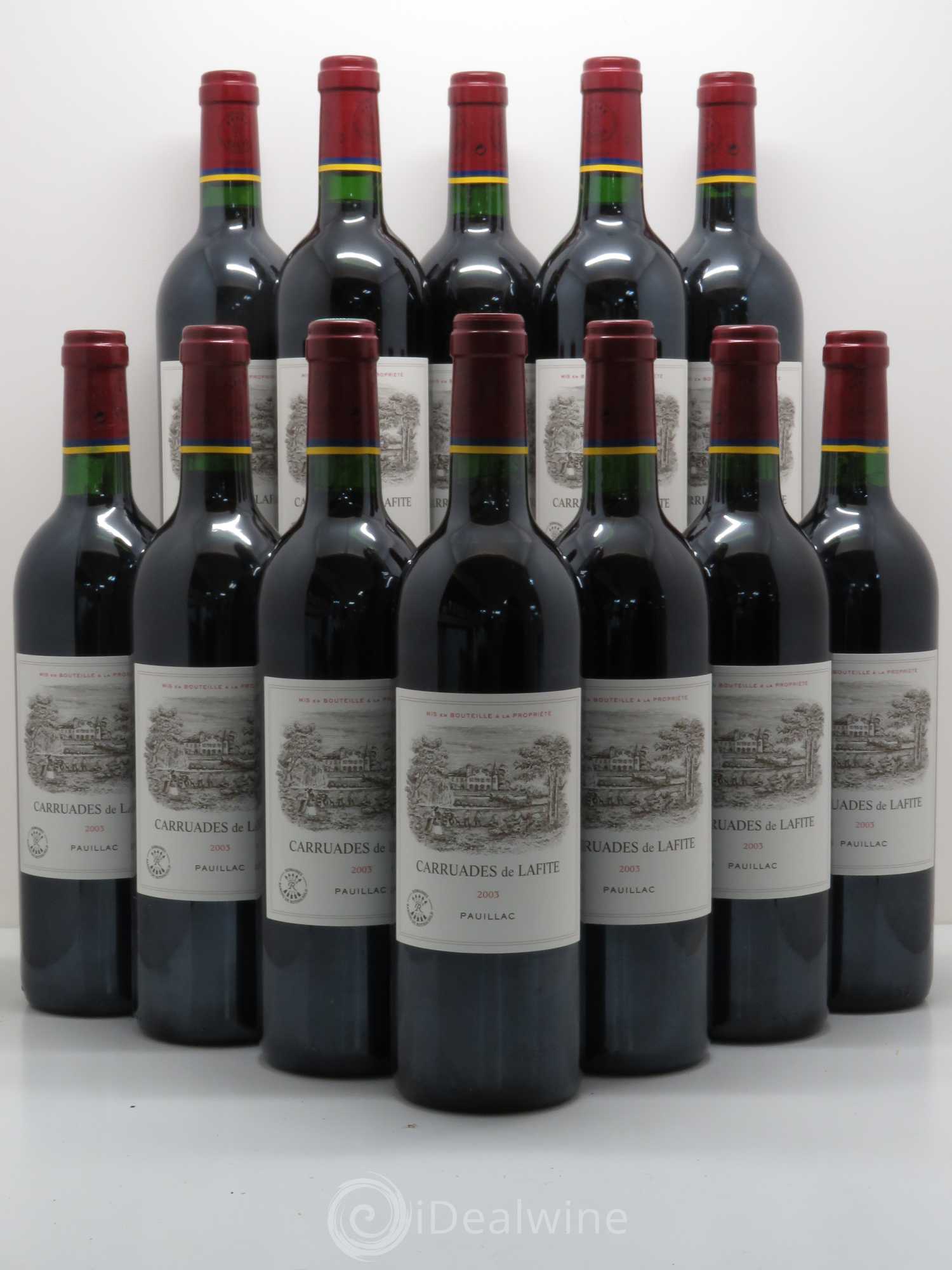Carruades de Lafite Rothschild Second Vin 2003 - Lot de 12 bouteilles - 0