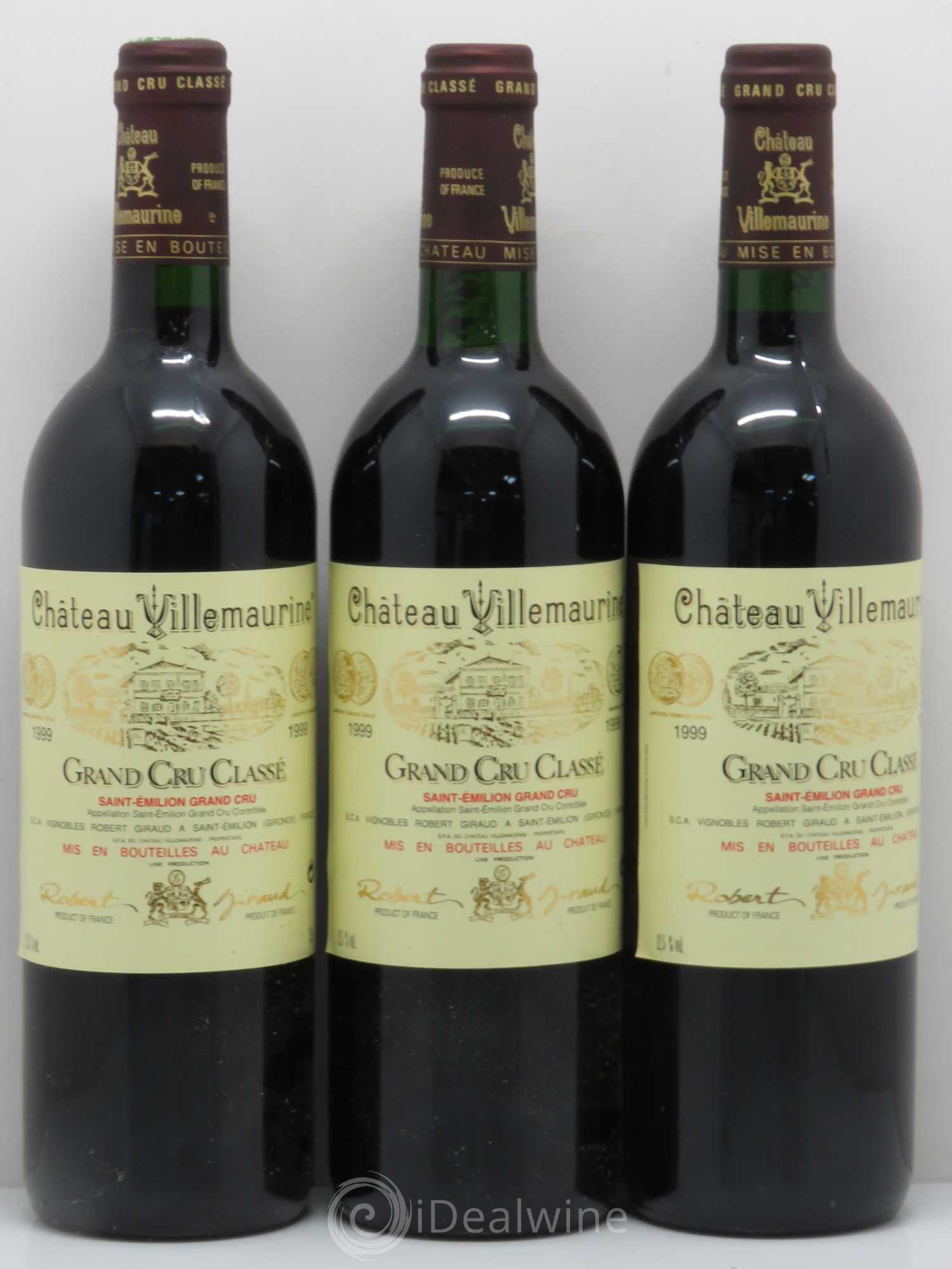 Château Villemaurine Grand Cru Classé 1999 - Lot of 12 bottles - 3