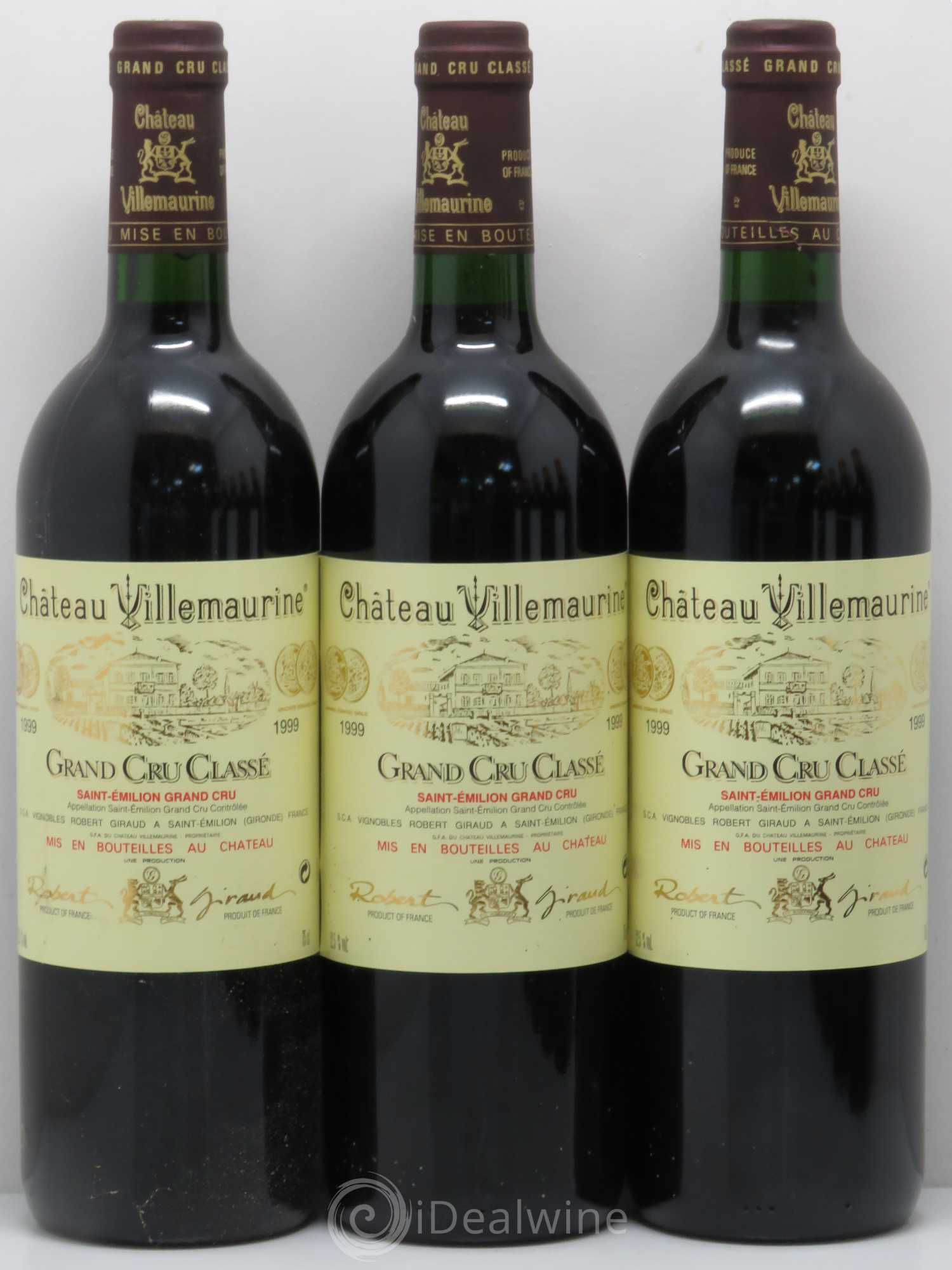 Château Villemaurine Grand Cru Classé 1999 - Lot of 12 bottles - 4