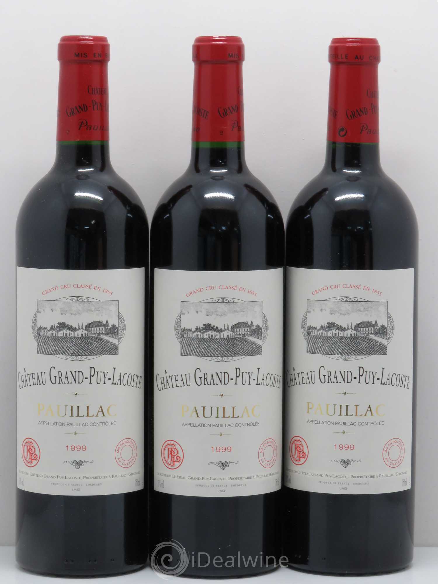 Château Grand Puy Lacoste 5ème Grand Cru Classé 1999 - Lot de 12 bouteilles - 2