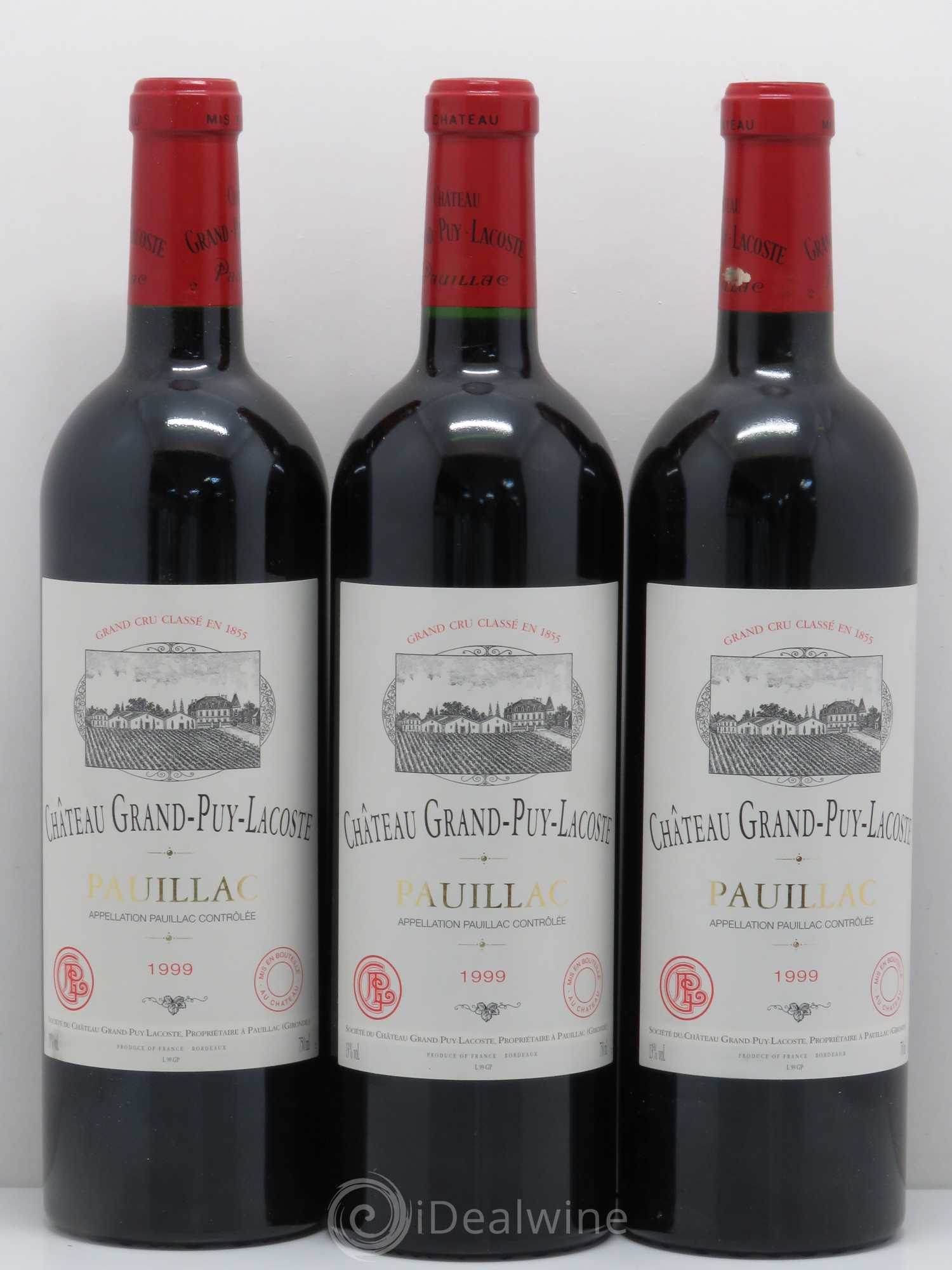 Château Grand Puy Lacoste 5ème Grand Cru Classé 1999 - Lot de 12 bouteilles - 3