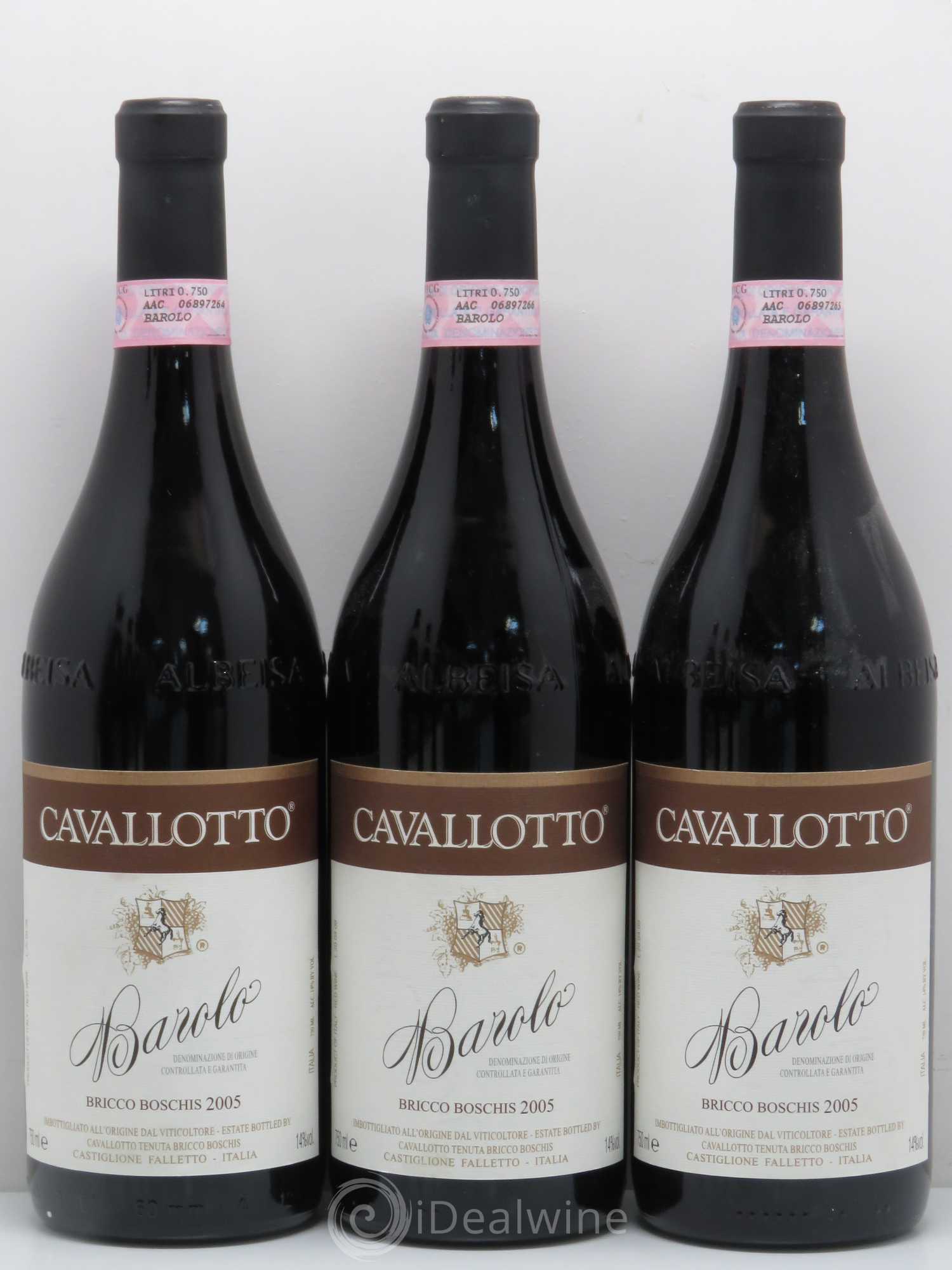 Barolo Bricco Boschis Cavallotto 2005 - Lot de 6 bouteilles - 1