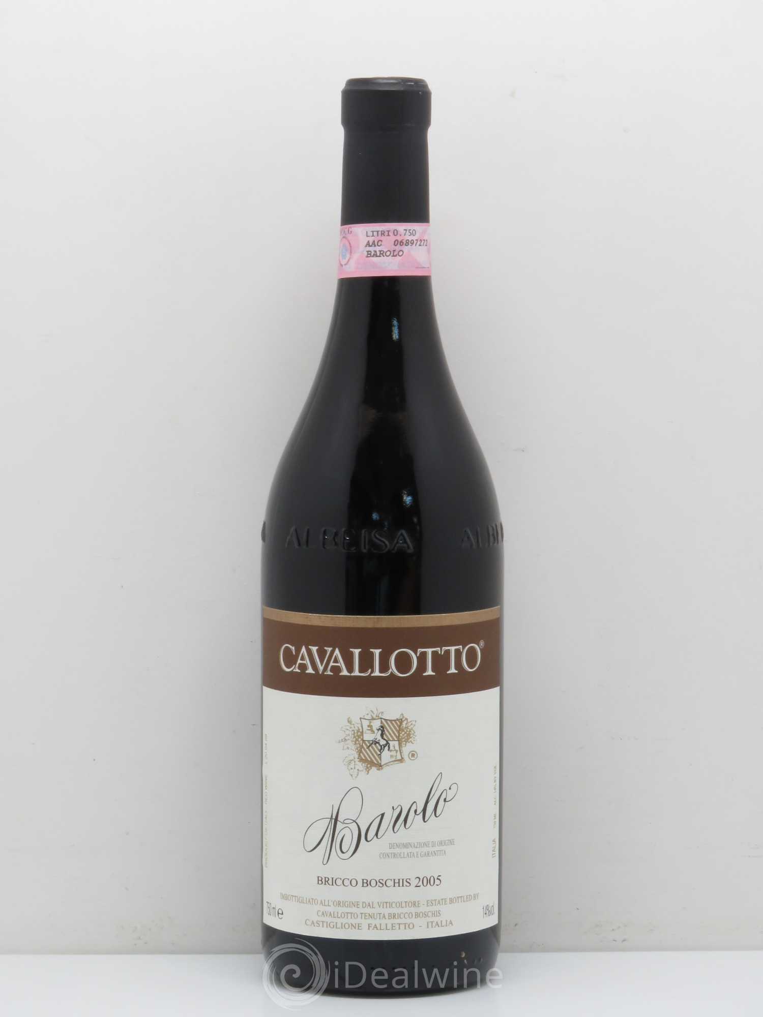 Barolo Bricco Boschis Cavallotto 2005 - Lot de 1 bouteille - 0