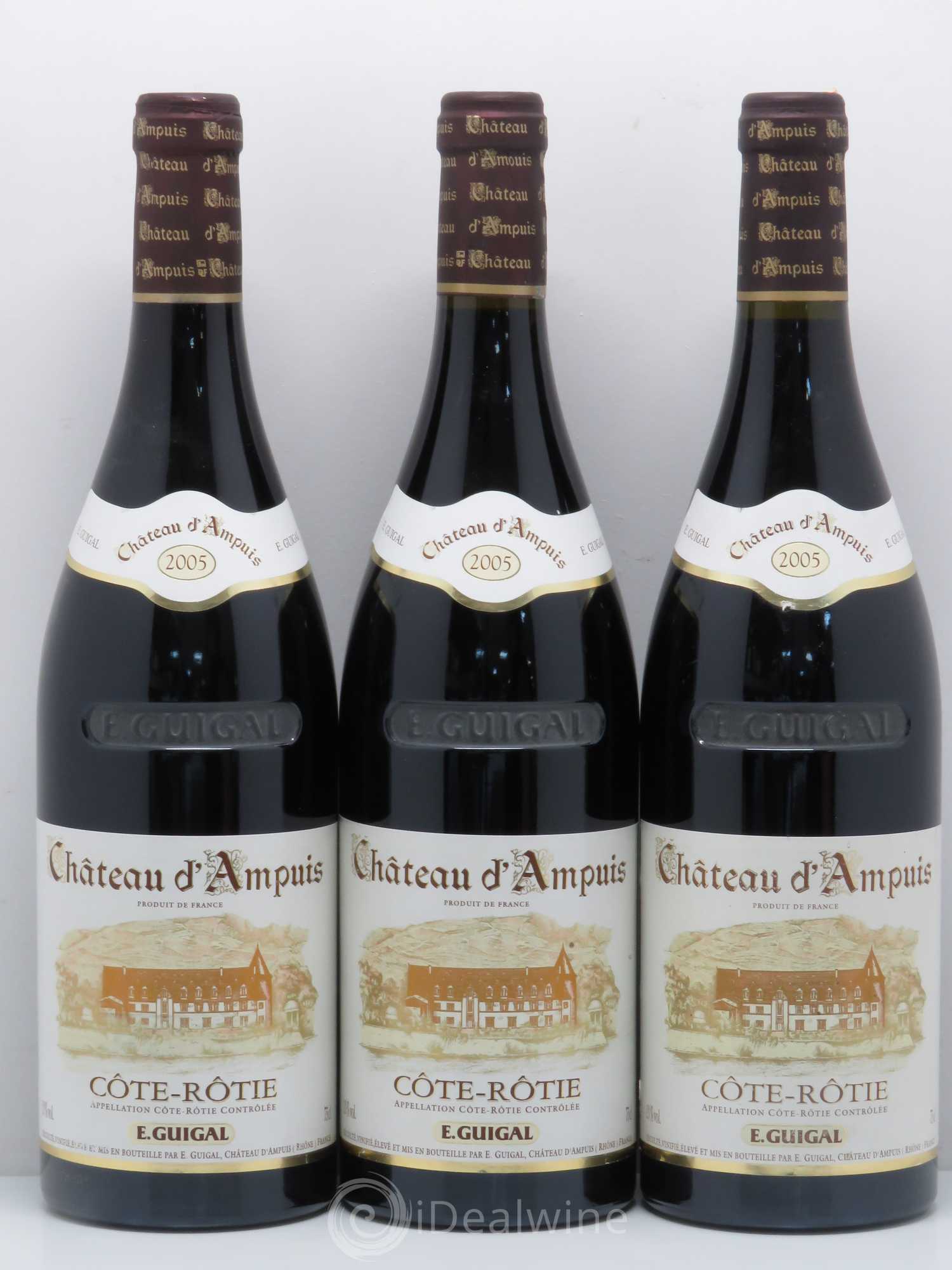 Côte-Rôtie Château d'Ampuis Guigal 2005 - Lot de 3 bouteilles - 0
