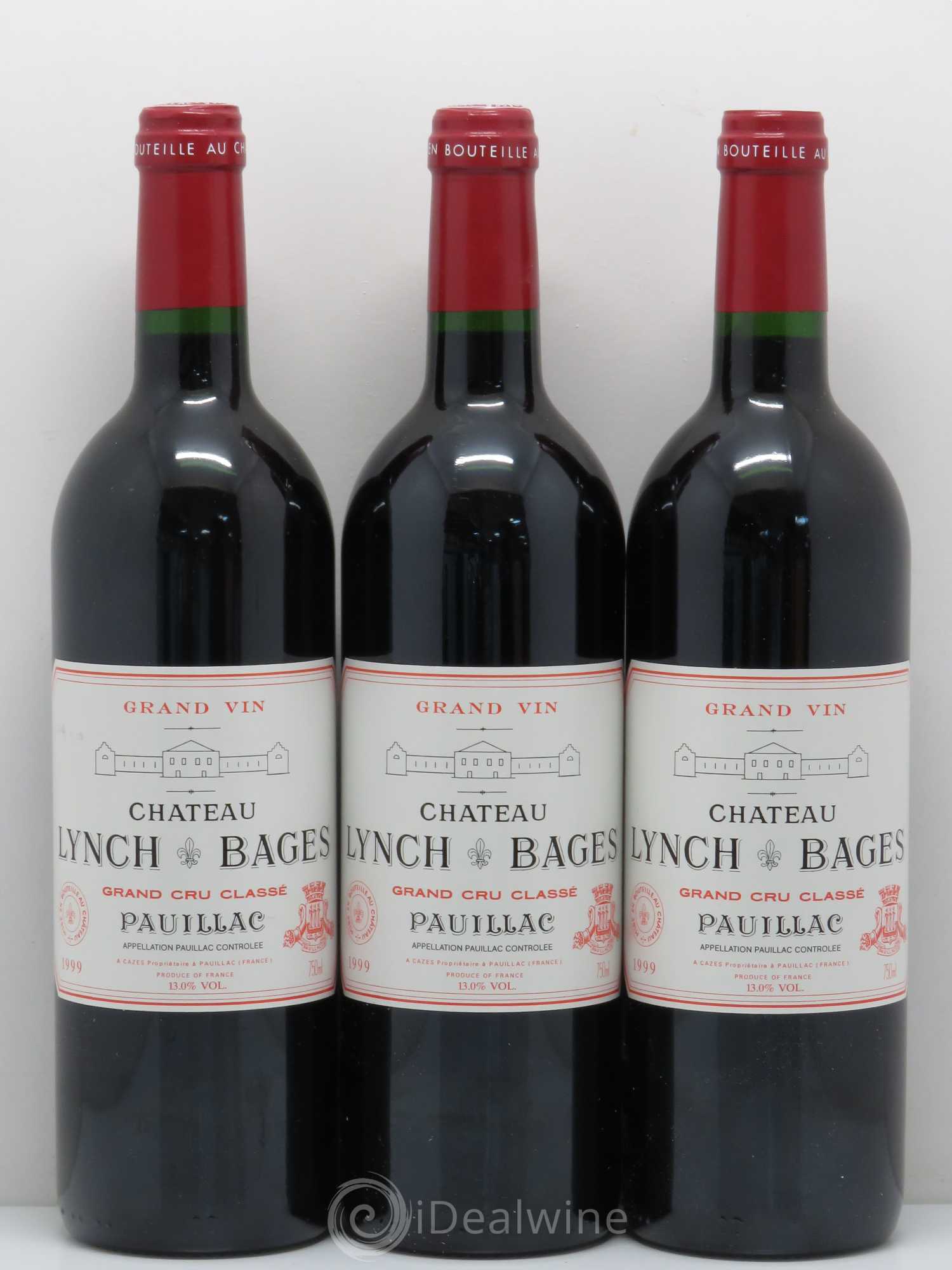 Château Lynch Bages 5ème Grand Cru Classé 1999 - Lot de 12 bouteilles - 3