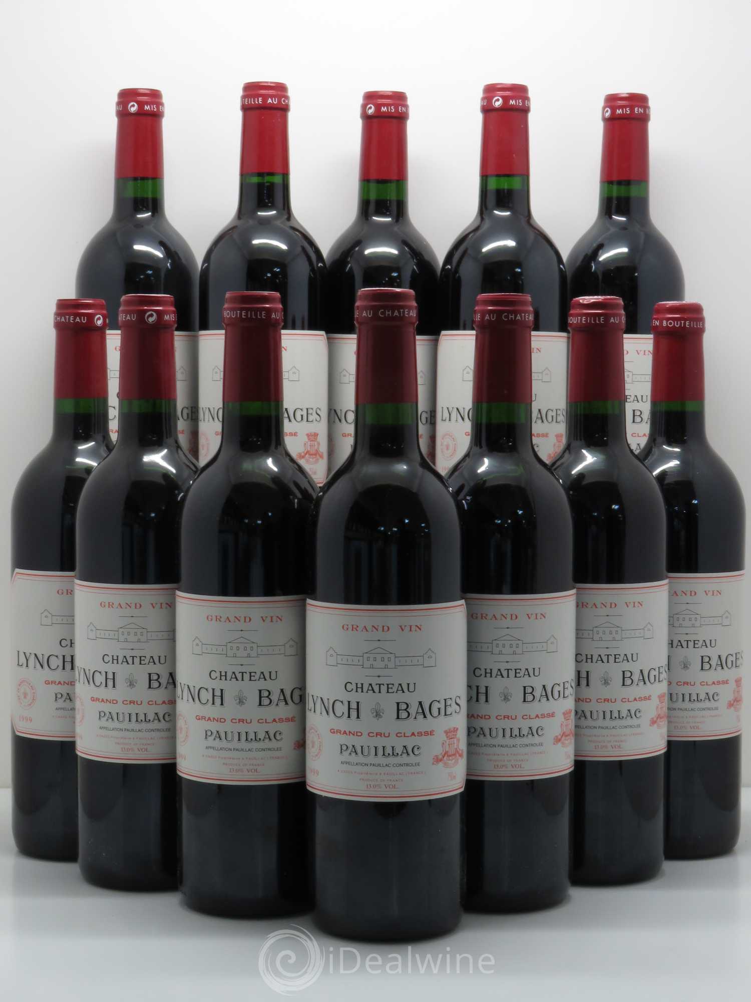 Château Lynch Bages 5ème Grand Cru Classé 1999 - Lot de 12 bouteilles - 0