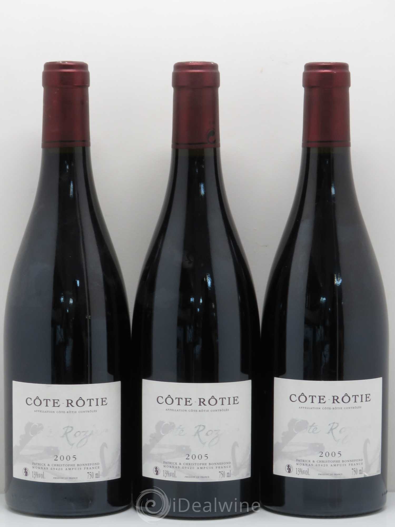 Côte-Rôtie Côte Rozier Domaine Bonnefond 2005 - Lot de 6 bouteilles - 2