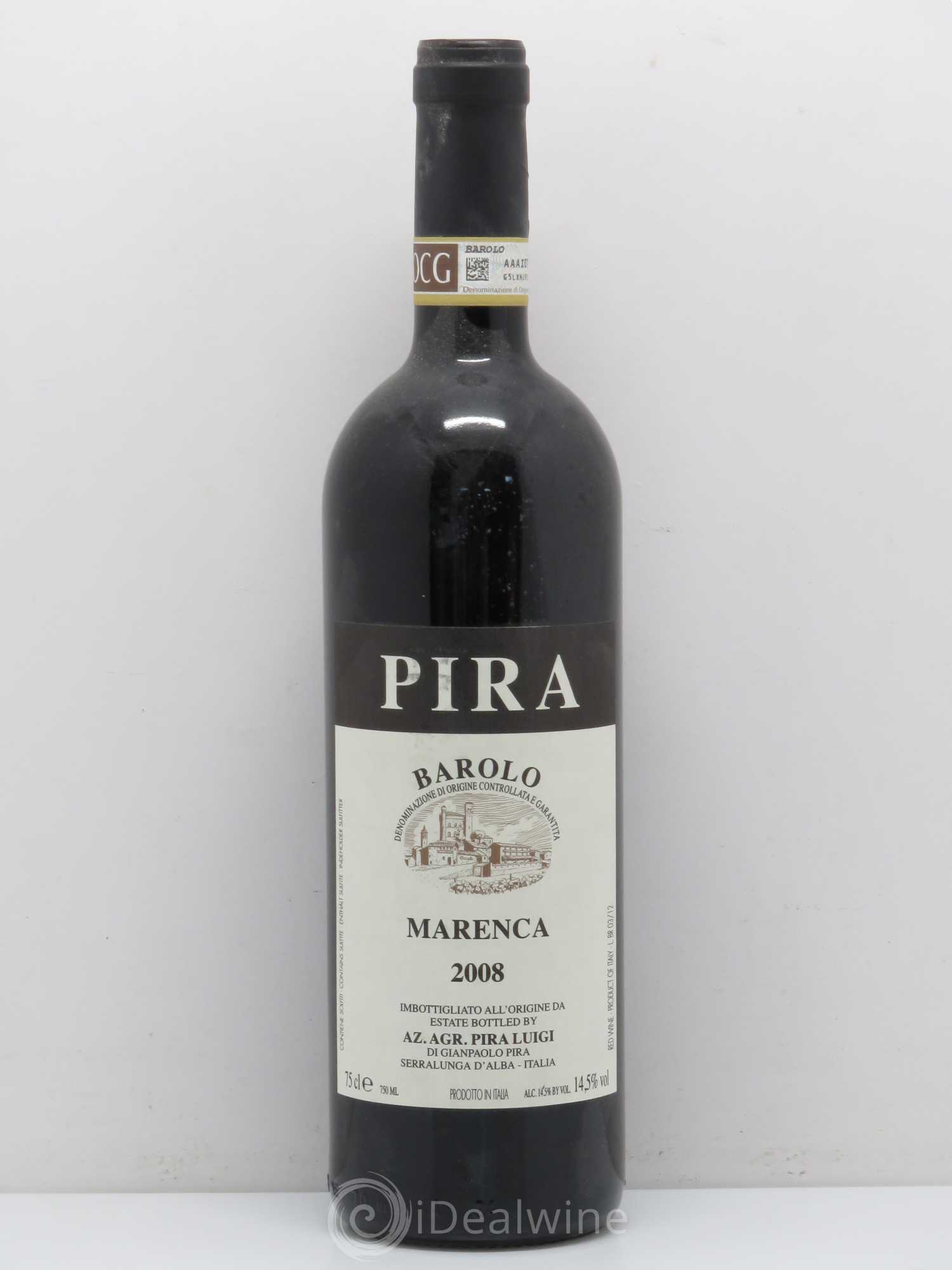 Barolo DOCG Luigi Pira Marenca 2008 - Lot de 1 bouteille - 0