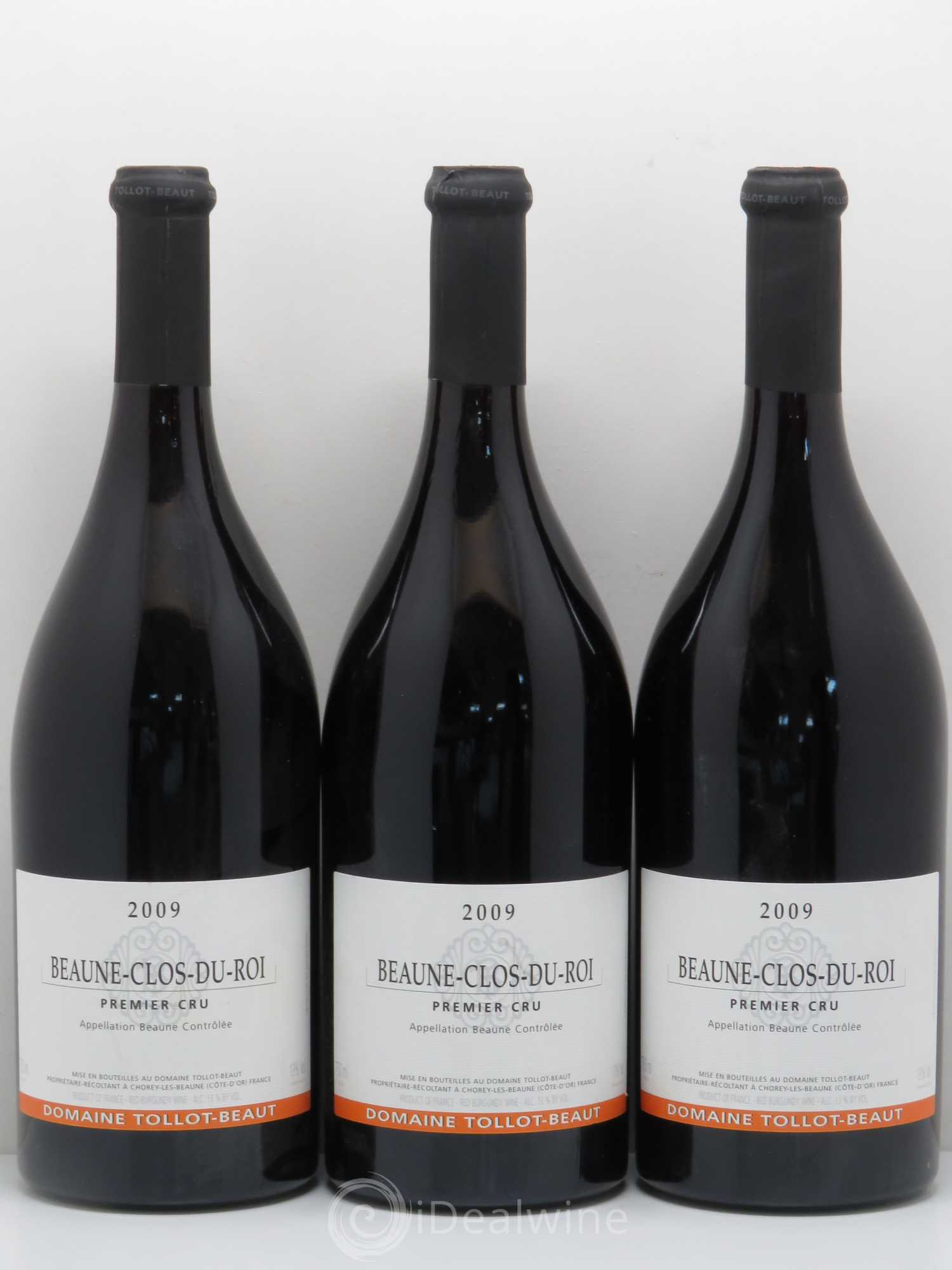 Beaune 1er Cru Clos du Roi Domaine Tollot Beaut 2009 - Posten von 5 Flaschen - 1