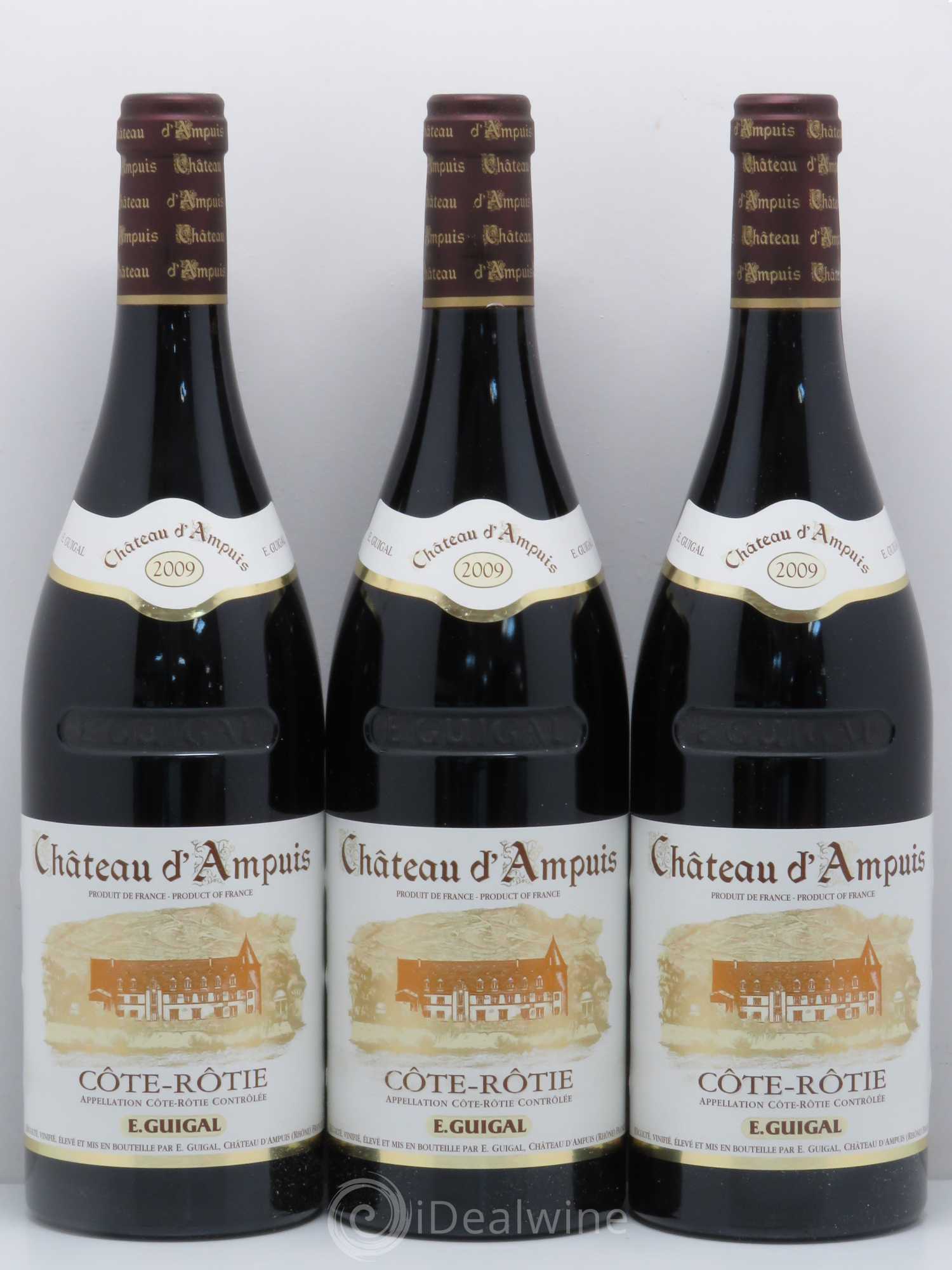 Côte-Rôtie Château d'Ampuis Guigal 2009 - Lot de 3 bouteilles - 0