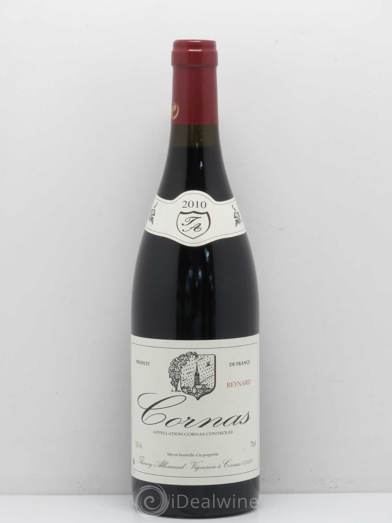 Cornas Reynard Thierry Allemand 2010 - Lot de 1 bouteille - 0