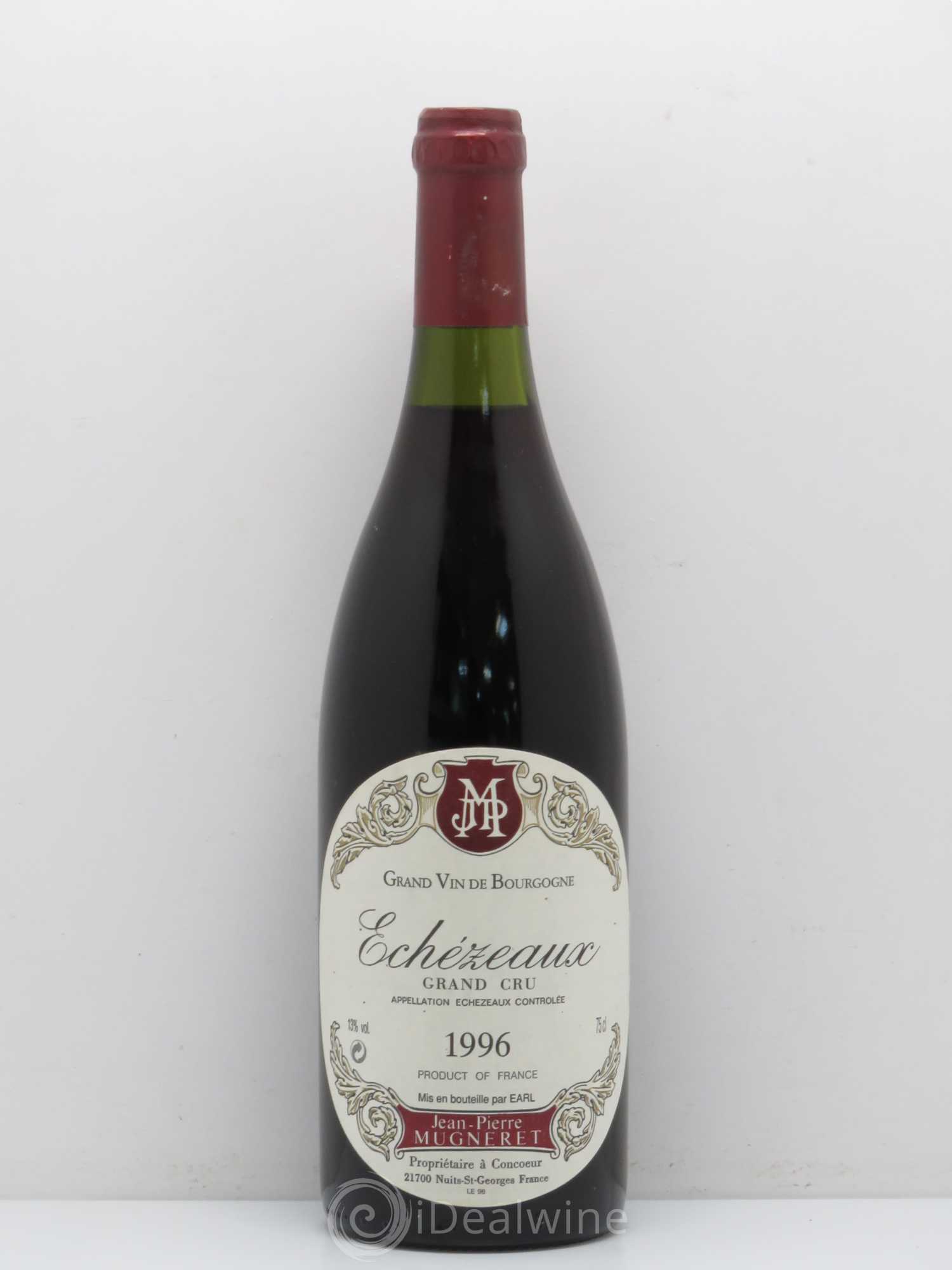 Echezeaux Grand Cru Domaine Jean-Pierre Mugneret 1996 - Lot de 1 bouteille - 0
