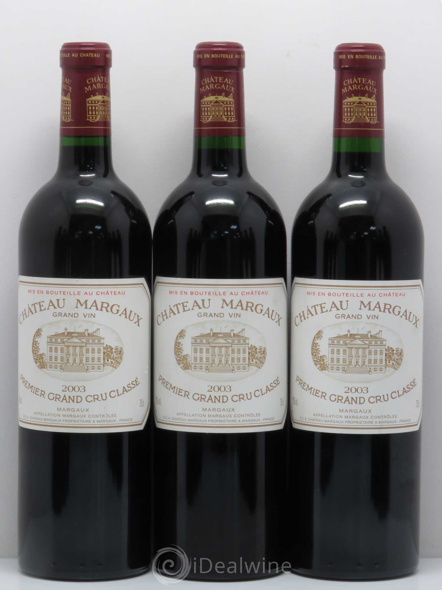 Château Margaux 1er Grand Cru Classé 2003 - Lot de 12 bouteilles - 2