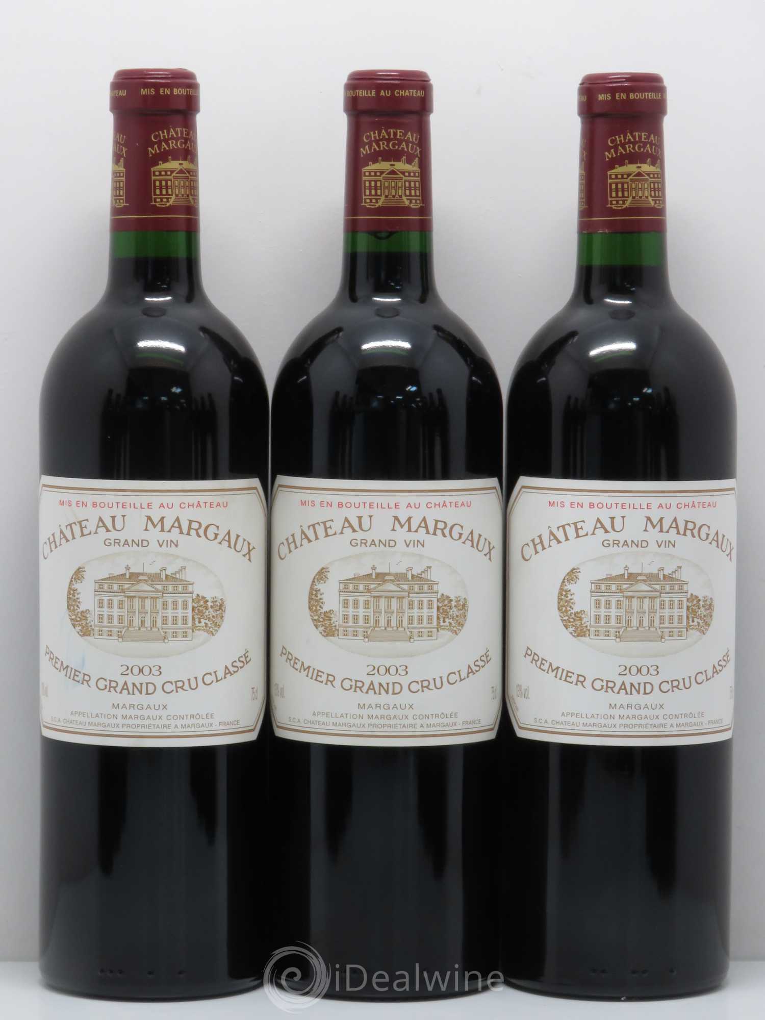 Château Margaux 1er Grand Cru Classé 2003 - Lot de 12 bouteilles - 3