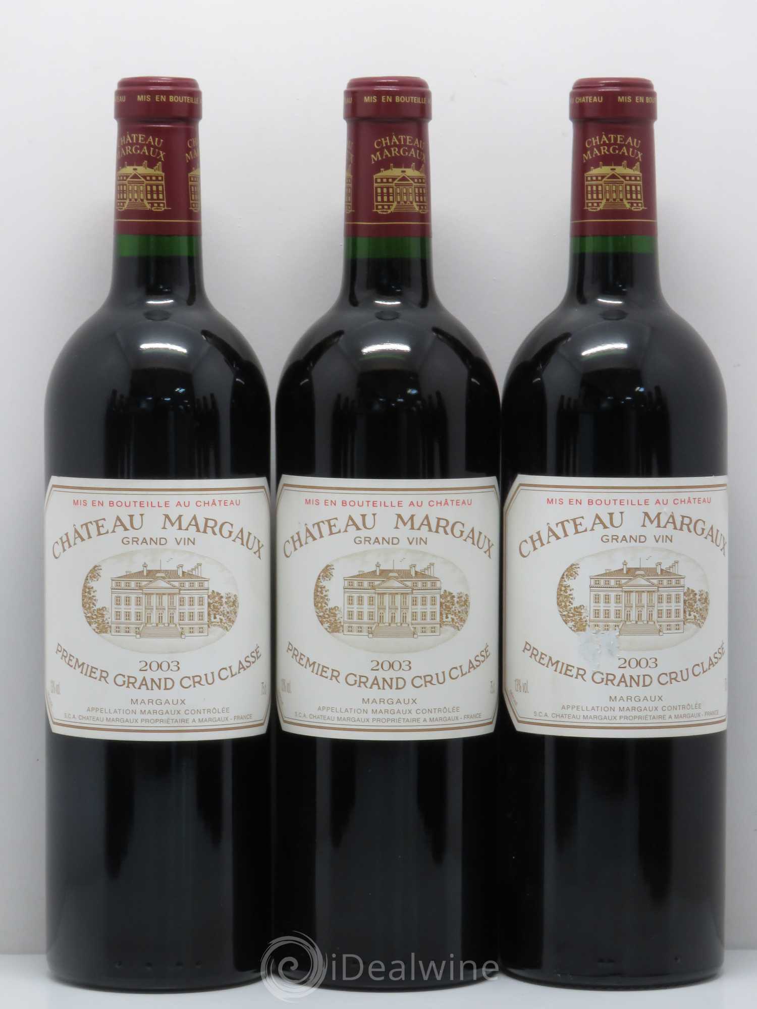 Château Margaux 1er Grand Cru Classé 2003 - Lot de 12 bouteilles - 4