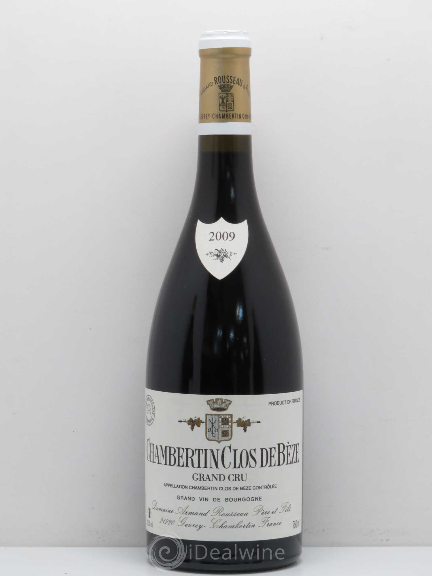Verticale Chambertin Clos de Bèze Grand Cru Armand Rousseau (Domaine) Millésime 2005 - 2006 - 2007 - 2008 - 2009 - 2010 - Posten von 6 Flaschen - 8