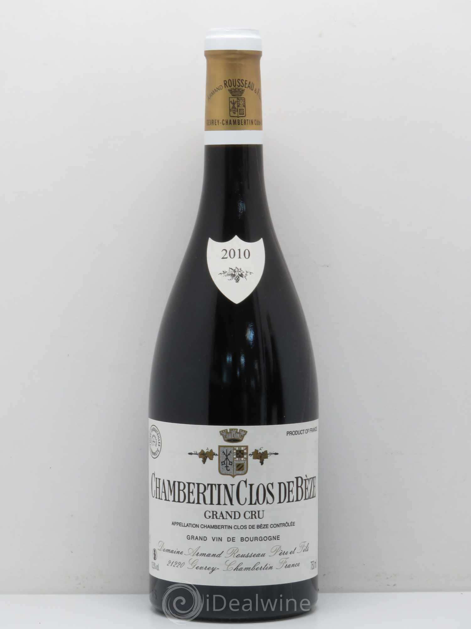 Verticale Chambertin Clos de Bèze Grand Cru Armand Rousseau (Domaine) Millésime 2005 - 2006 - 2007 - 2008 - 2009 - 2010 - Posten von 6 Flaschen - 9