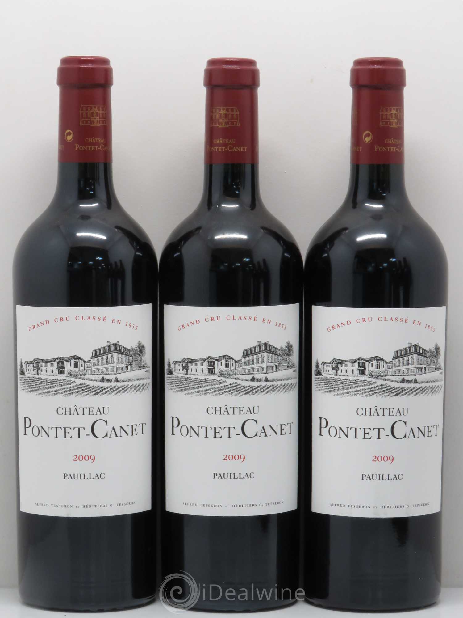 Château Pontet Canet 5ème Grand Cru Classé 2009 - Lot de 6 bouteilles - 1
