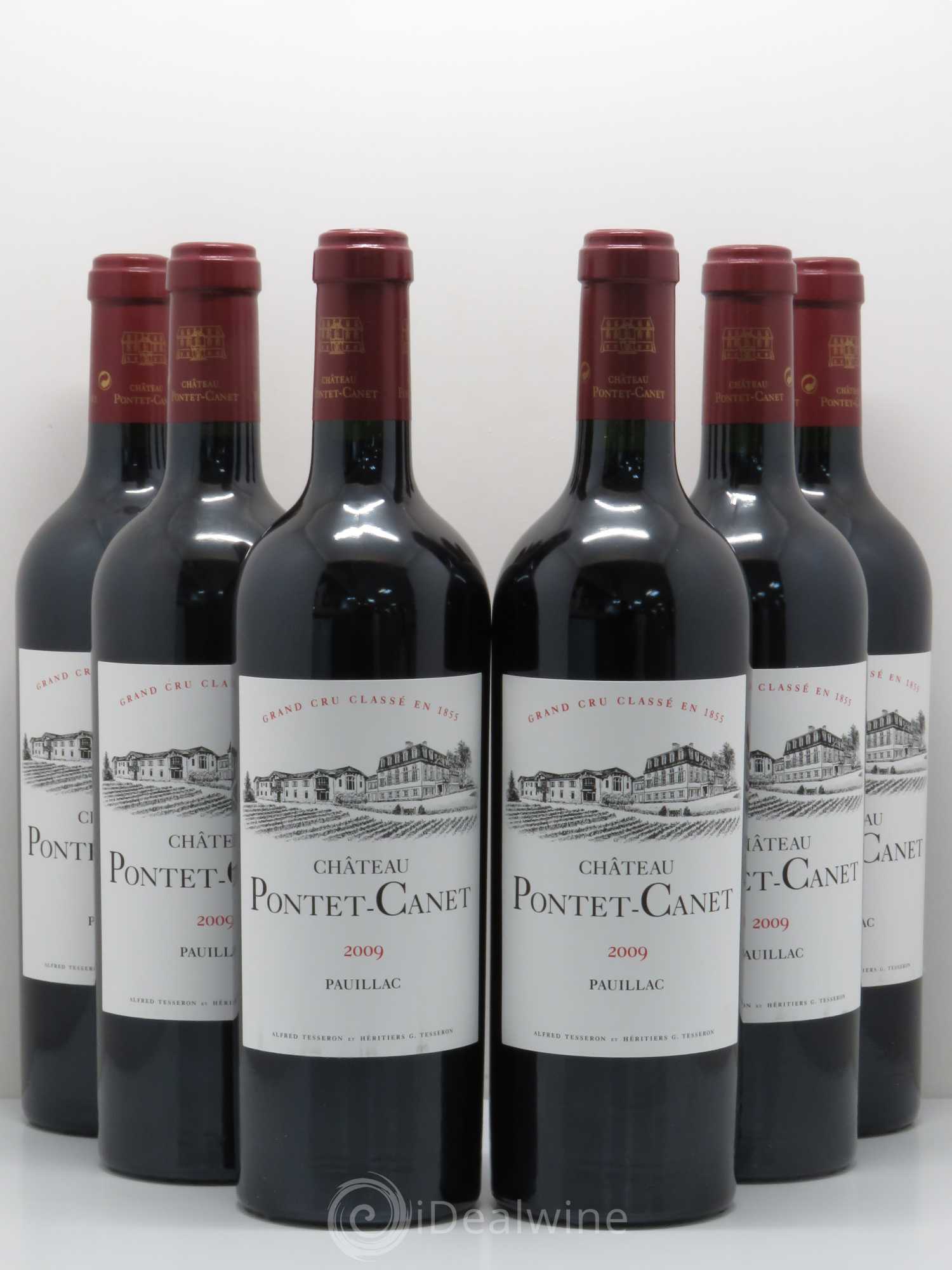 Château Pontet Canet 5ème Grand Cru Classé 2009 - Lot de 6 bouteilles - 0