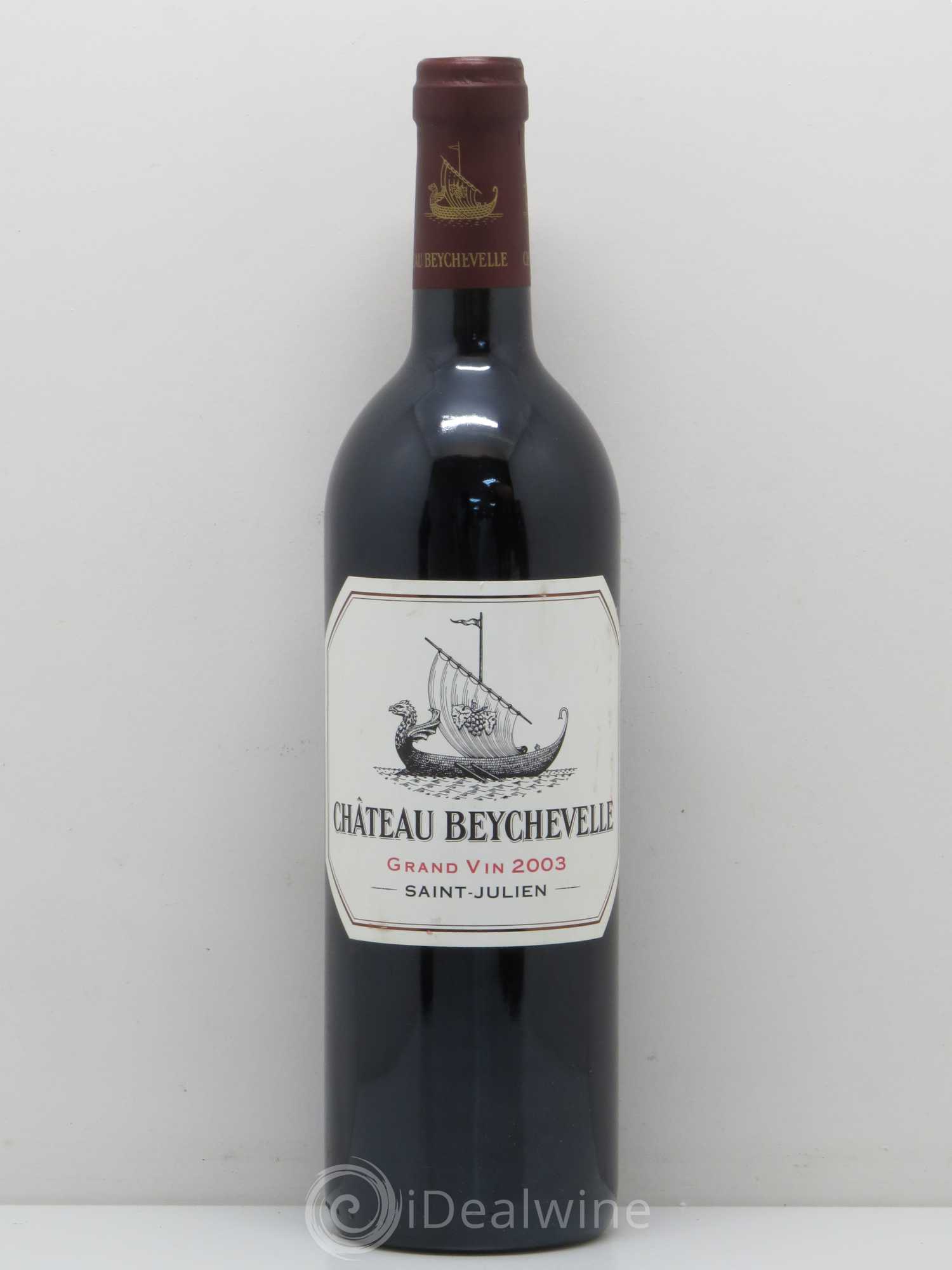 Château Beychevelle 4ème Grand Cru Classé 2003 - Lot de 1 bouteille - 0
