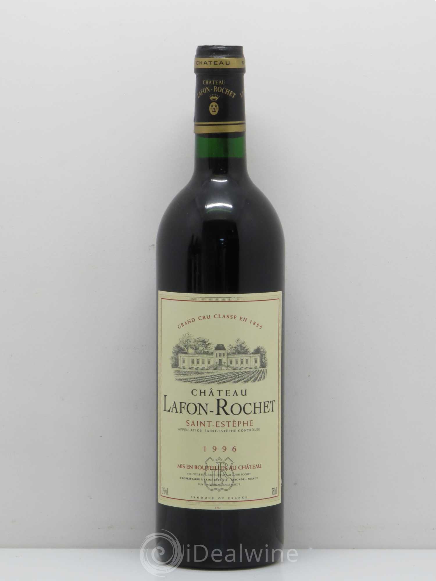 Château Lafon Rochet 4ème Grand Cru Classé 1996 - Lot de 1 bouteille - 0