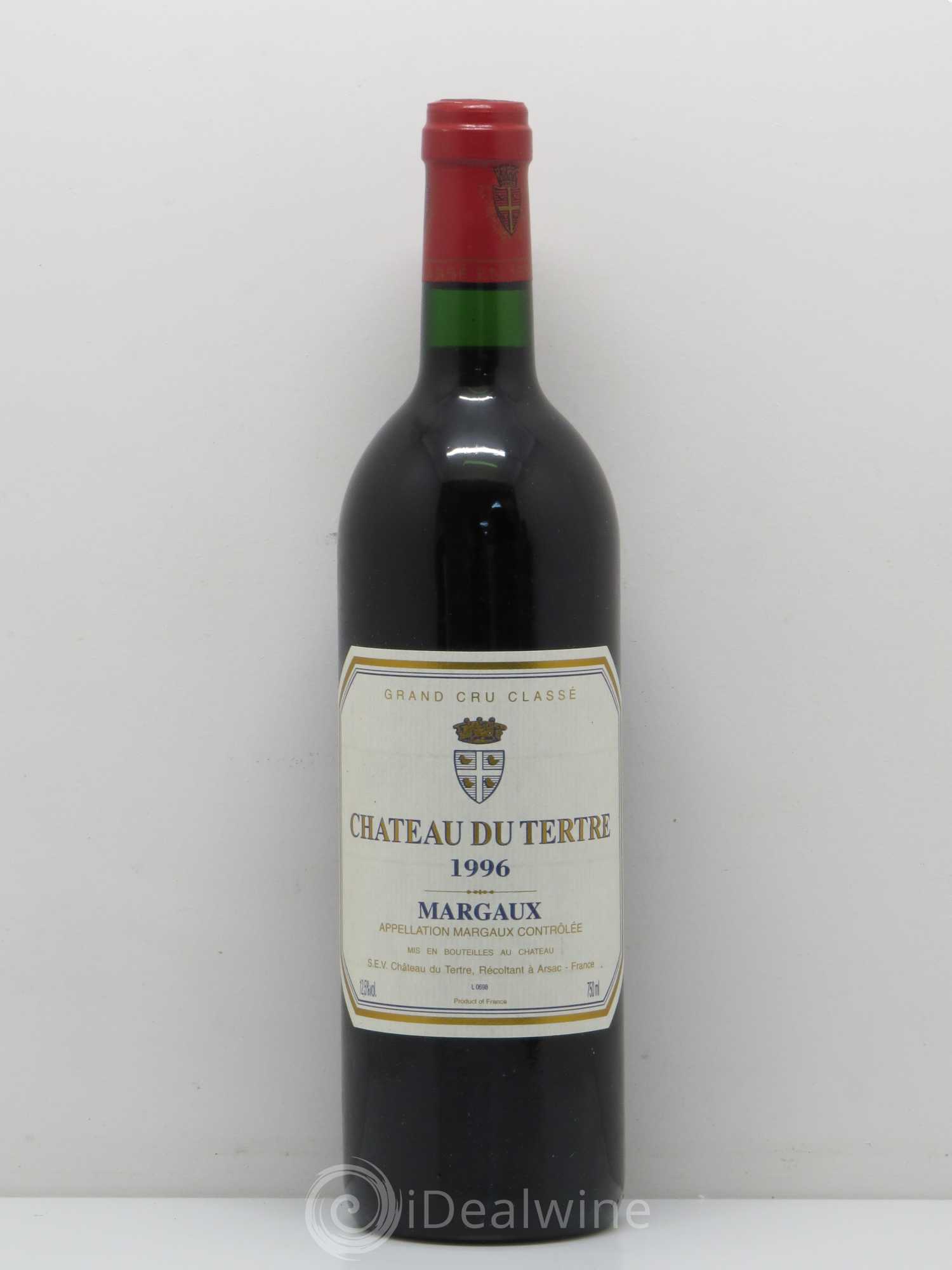 Château du Tertre 5ème Grand Cru Classé 1996 - Lot de 1 bouteille - 0