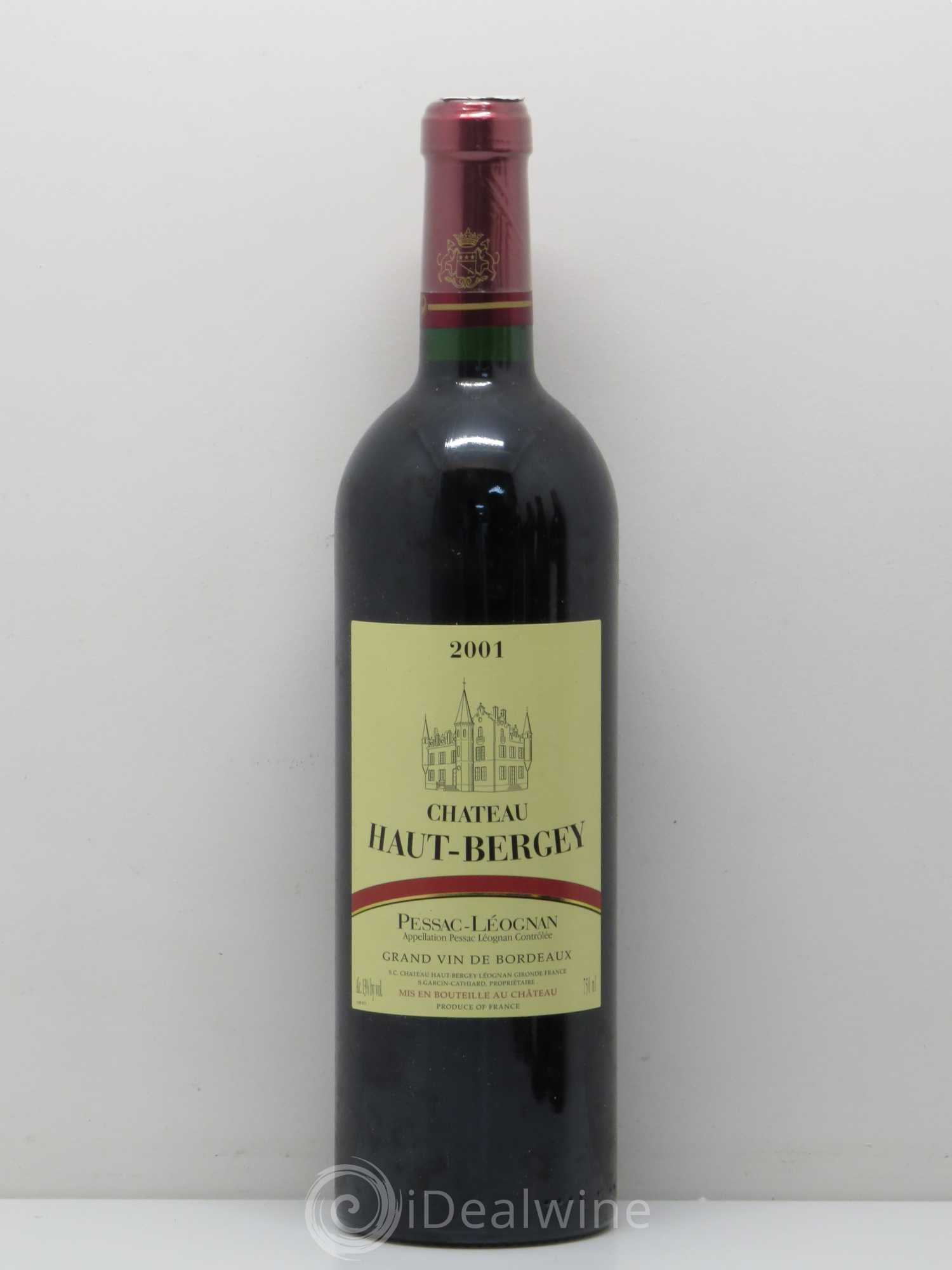 Château Haut-Bergey 2001 - Lot de 1 bouteille - 0