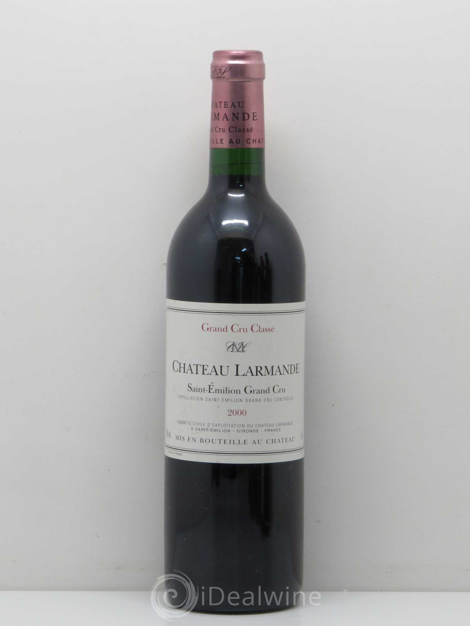 Château Larmande Grand Cru Classé 2000 - Lot de 1 bouteille - 0