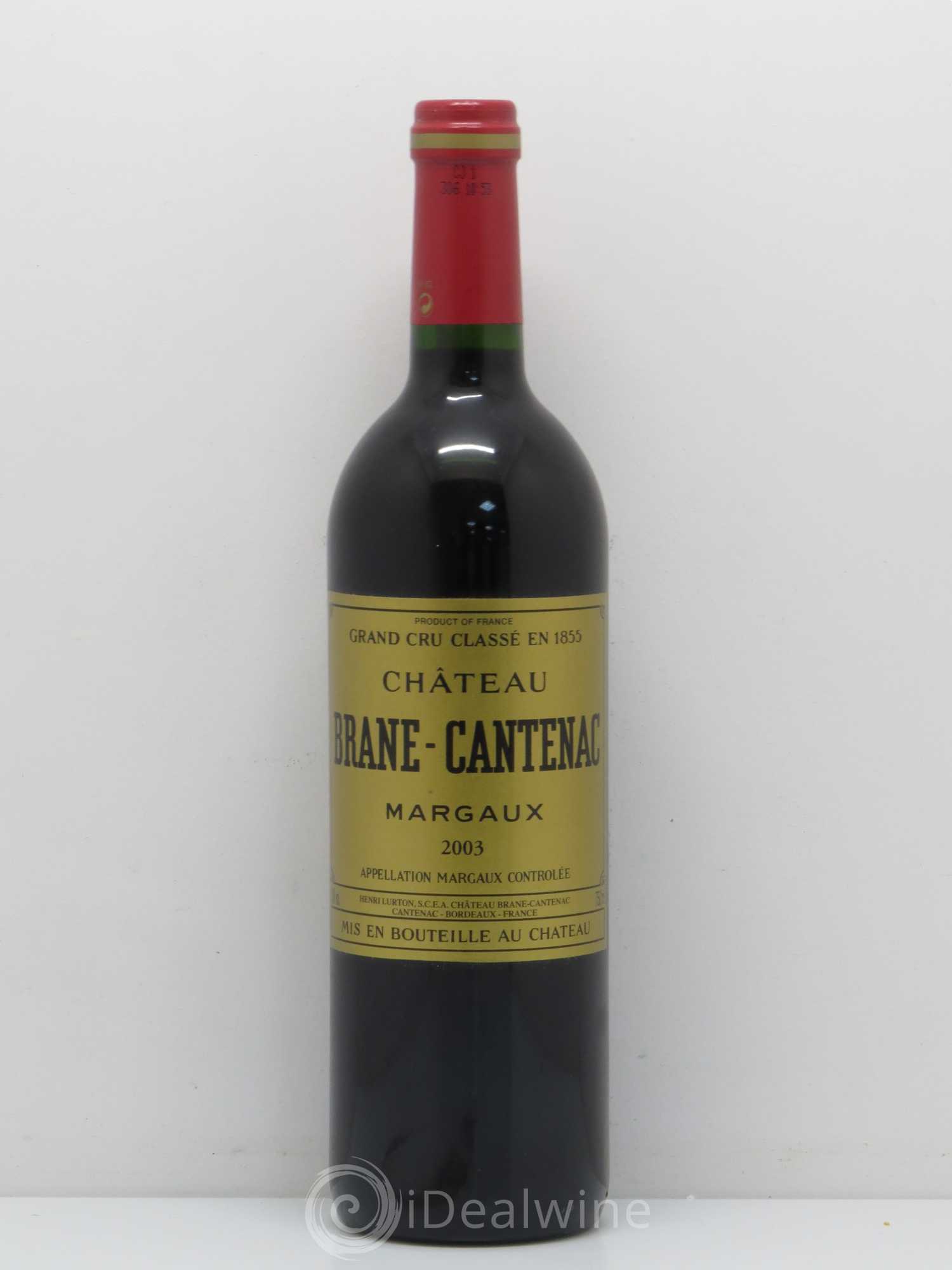 Château Brane Cantenac 2ème Grand Cru Classé 2003 - Lot de 1 bouteille - 0